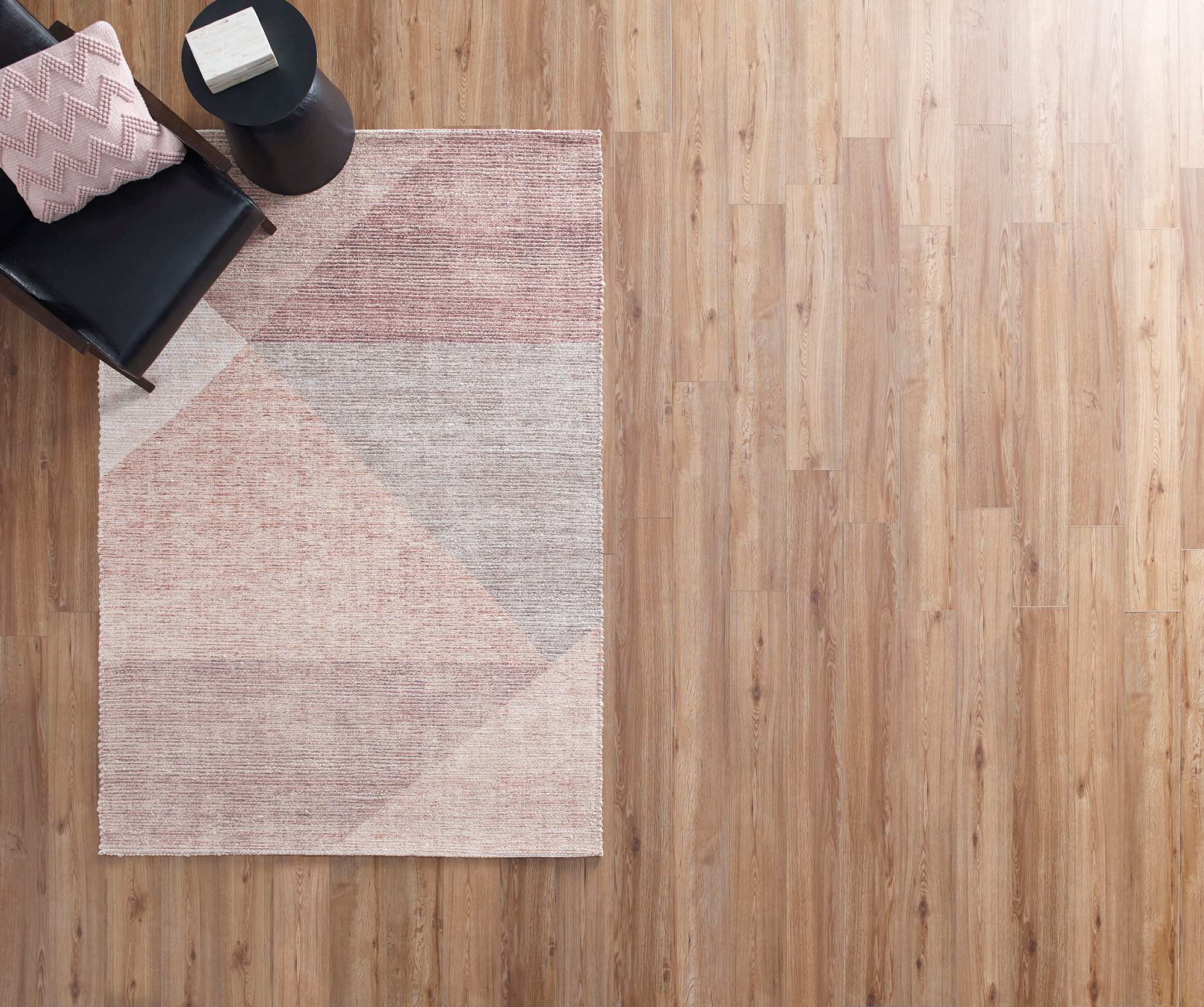 Origin 21 33049 Retro Radiance 5 x 8 (ft) Cotton/Jute/Polyester Hillside Multi Rectangular Indoor Area rug