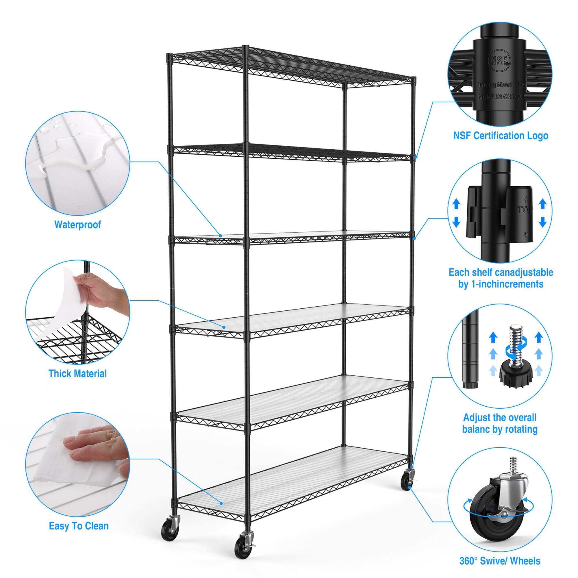 Gaierptone CRXEQVGF99T Free-Standing-Shelving - View #5