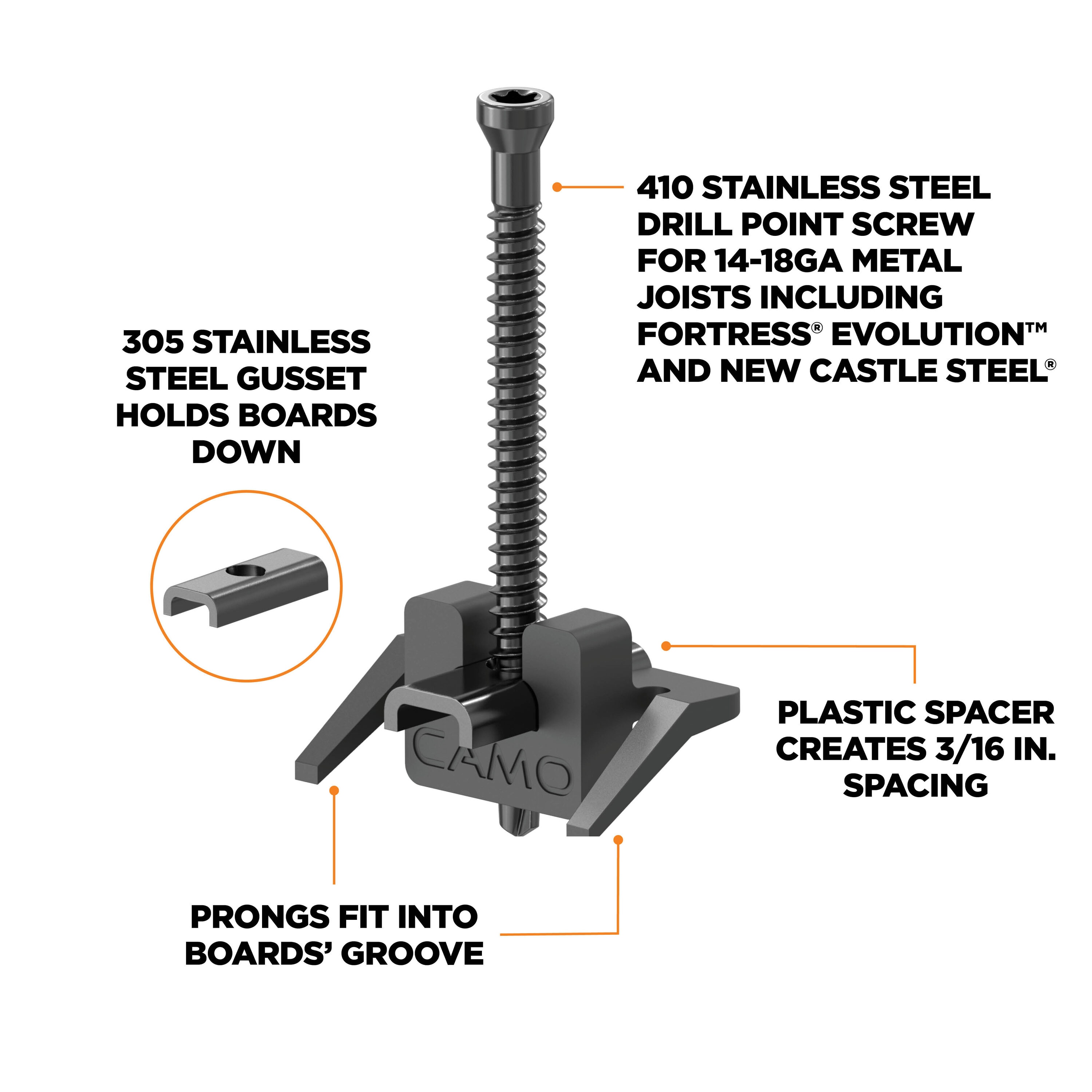 CAMO 0344674 Hidden-Deck-Fasteners - View #4