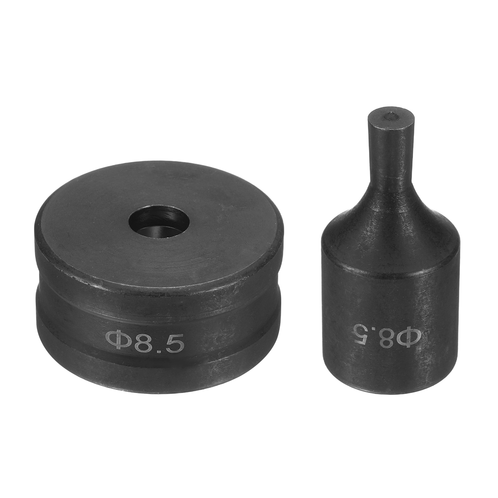 Harfington Hydraulic Hole Punch Die 8.5mm Round Hole 40Cr Steel Electric Punching Kit for CH70 Electric Punching Machine Black #S26031100UX5604