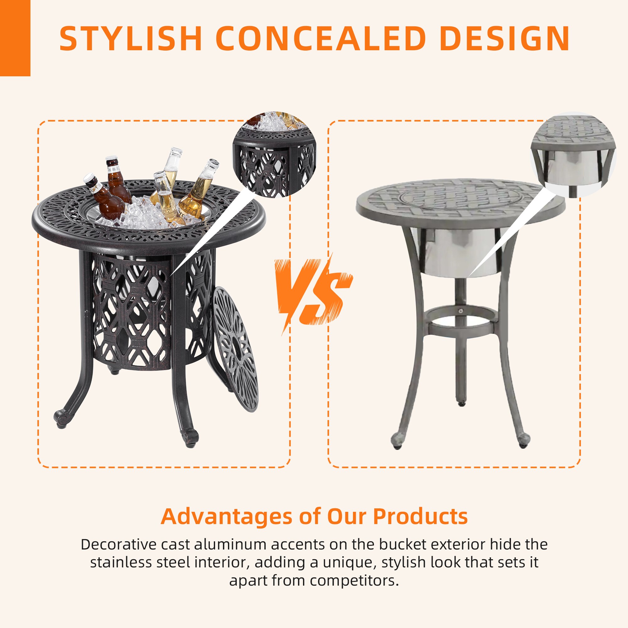 Forclover DASE-0425 Patio-Tables - View #8