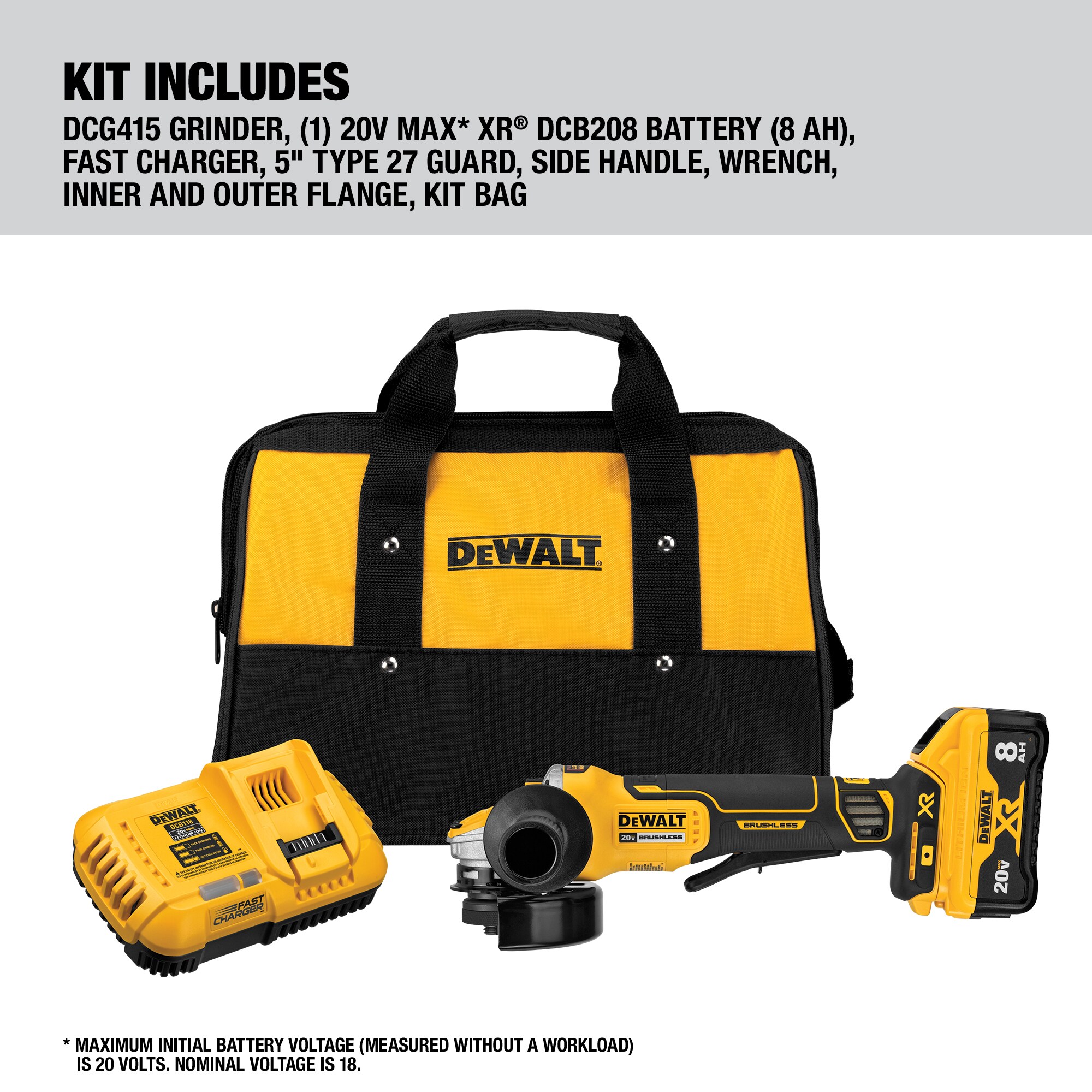 DEWALT DCG415W1 Cordless-Grinders - View #12