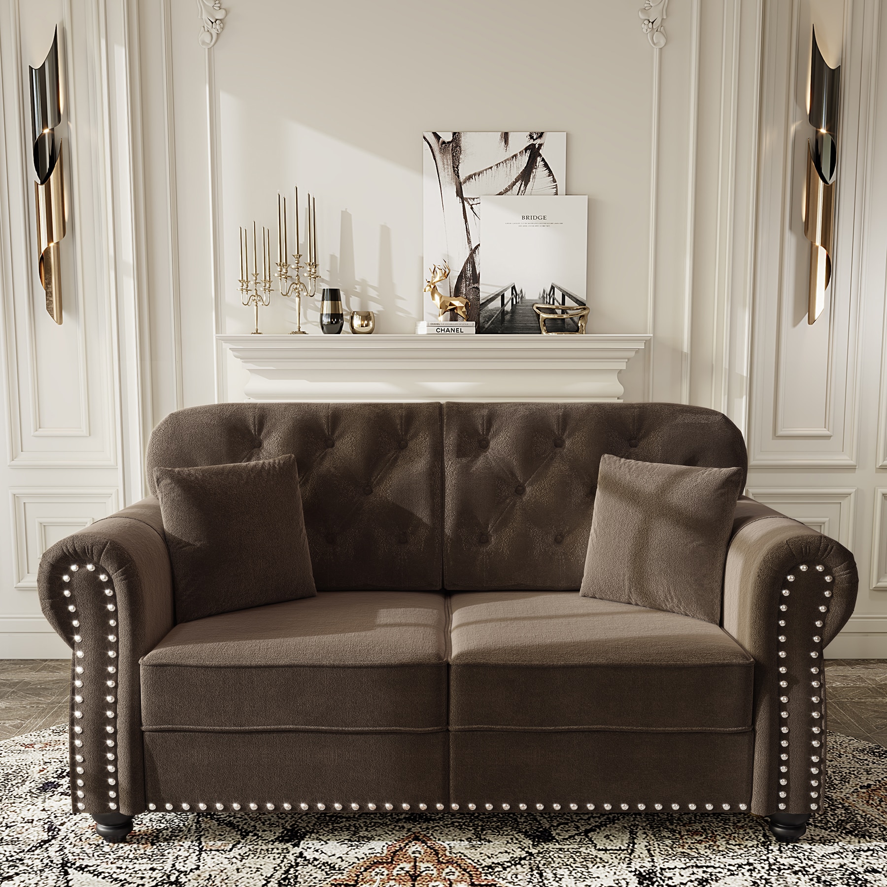 SINOFURN SYD180006GY Sofas-Loveseats - View #2