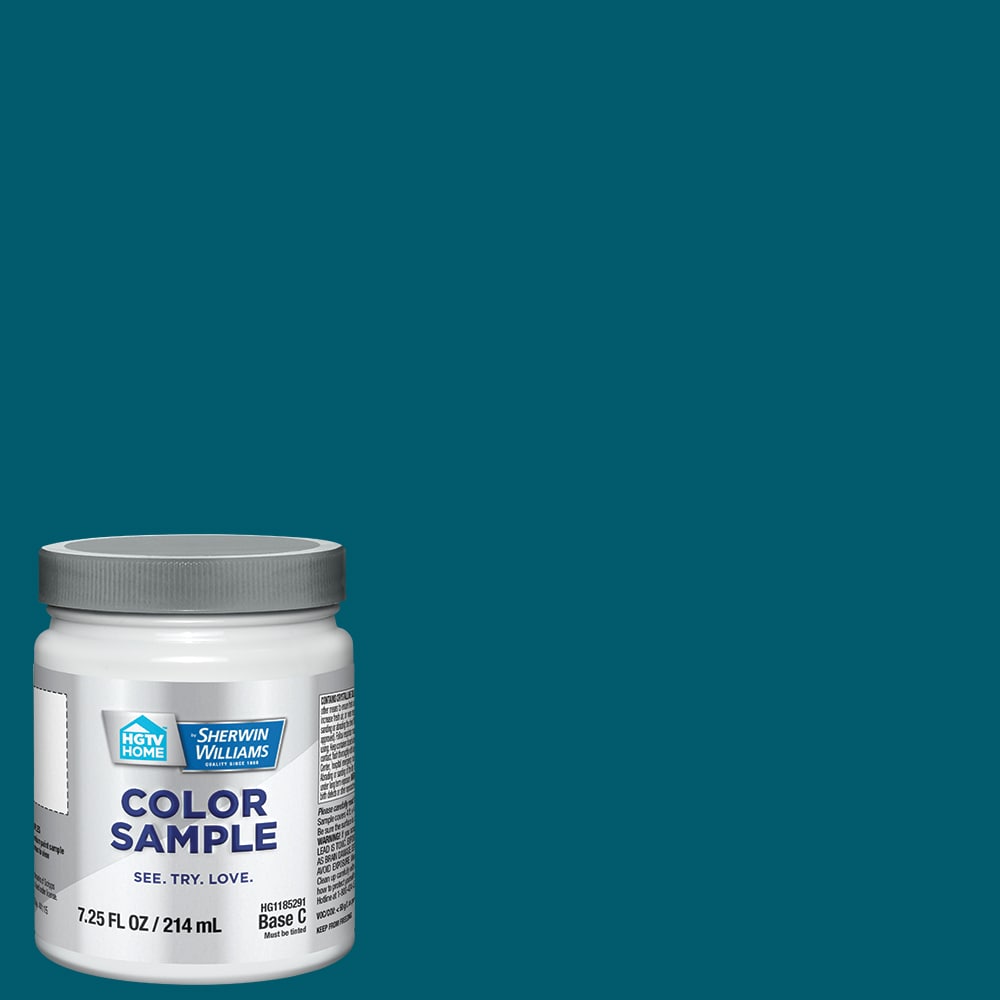 HGTV HOME by Sherwin-Williams HGSW2331 Oceanside Blue HGSW2331 Tintable Paint sample ( Half-pint )