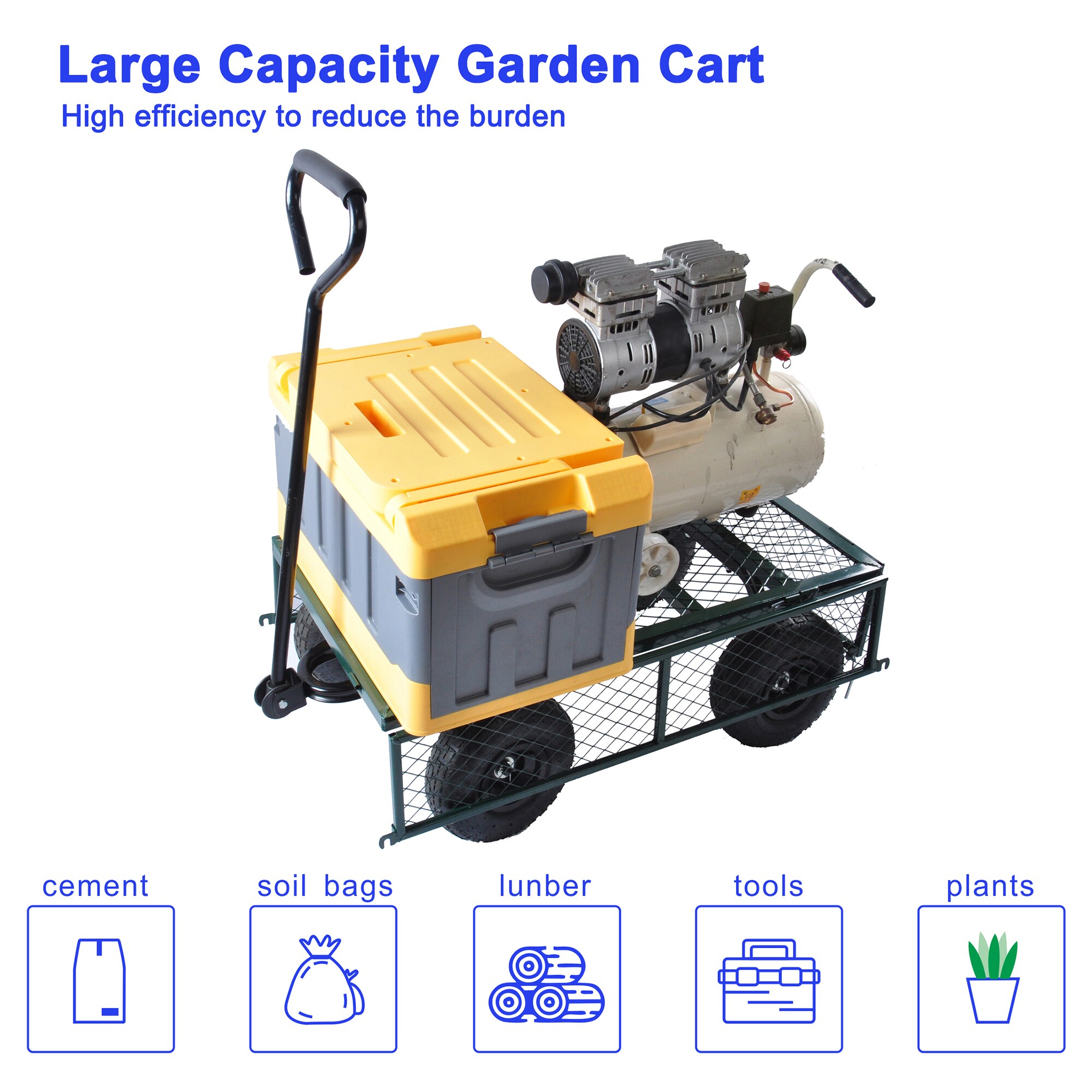 SINOFURN SYB010029GN Yard-Carts - View #7