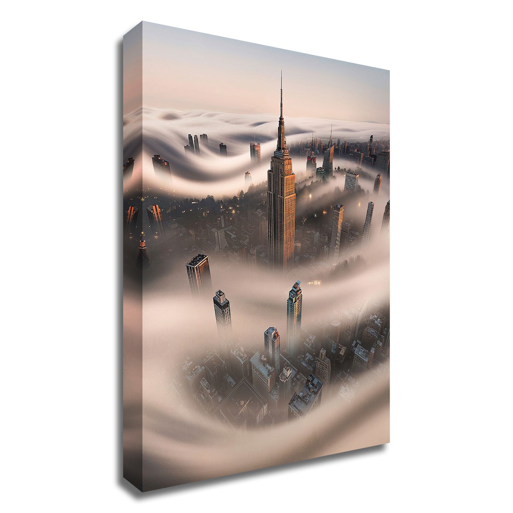 Tangletown Fine Art 8G926DC-1722 Empire Fog Bruce Getty 22-in H x 17-in W Photography Print on Canvas