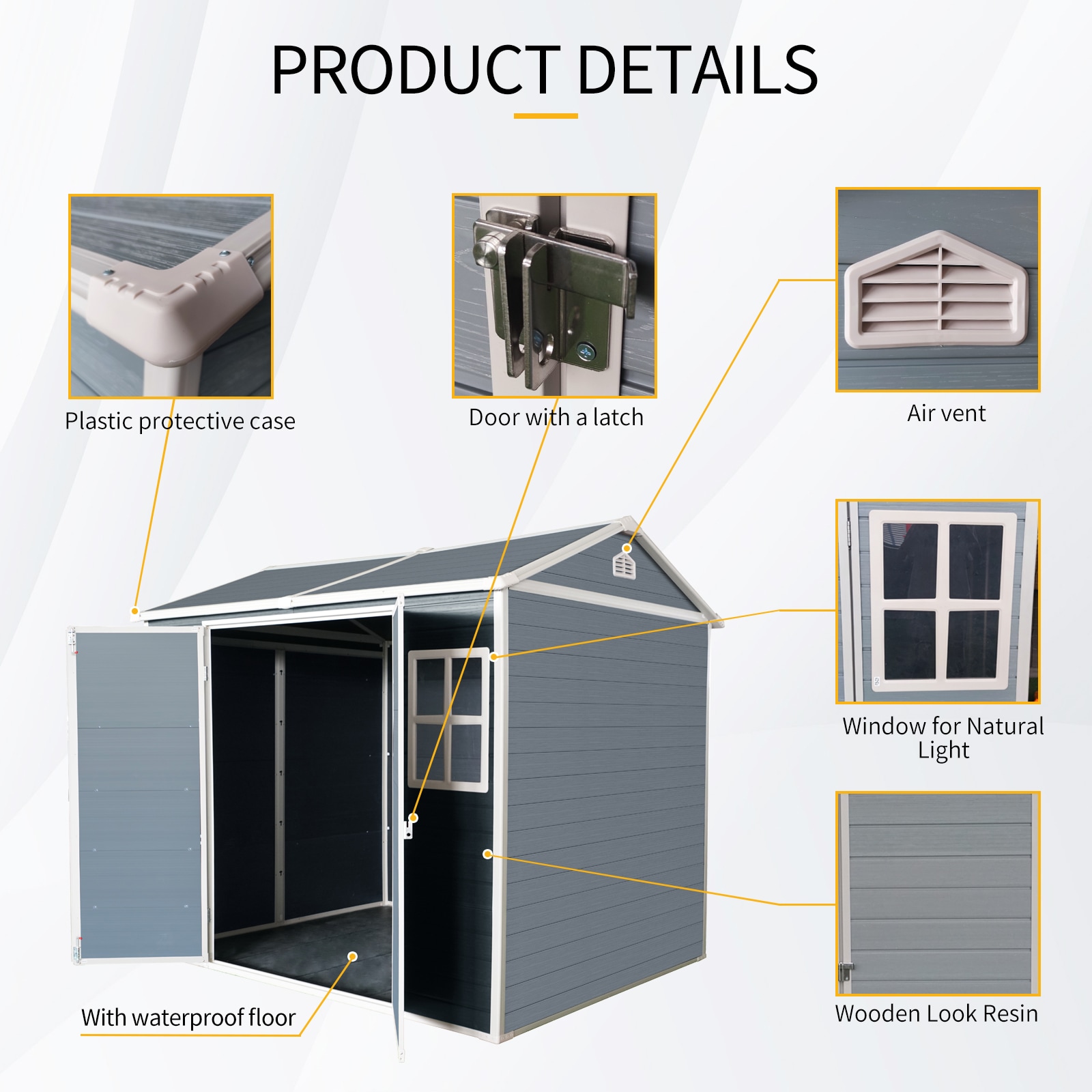 Mondawe MD-WWC00047 Vinyl-Resin-Storage-Buildings - View #6