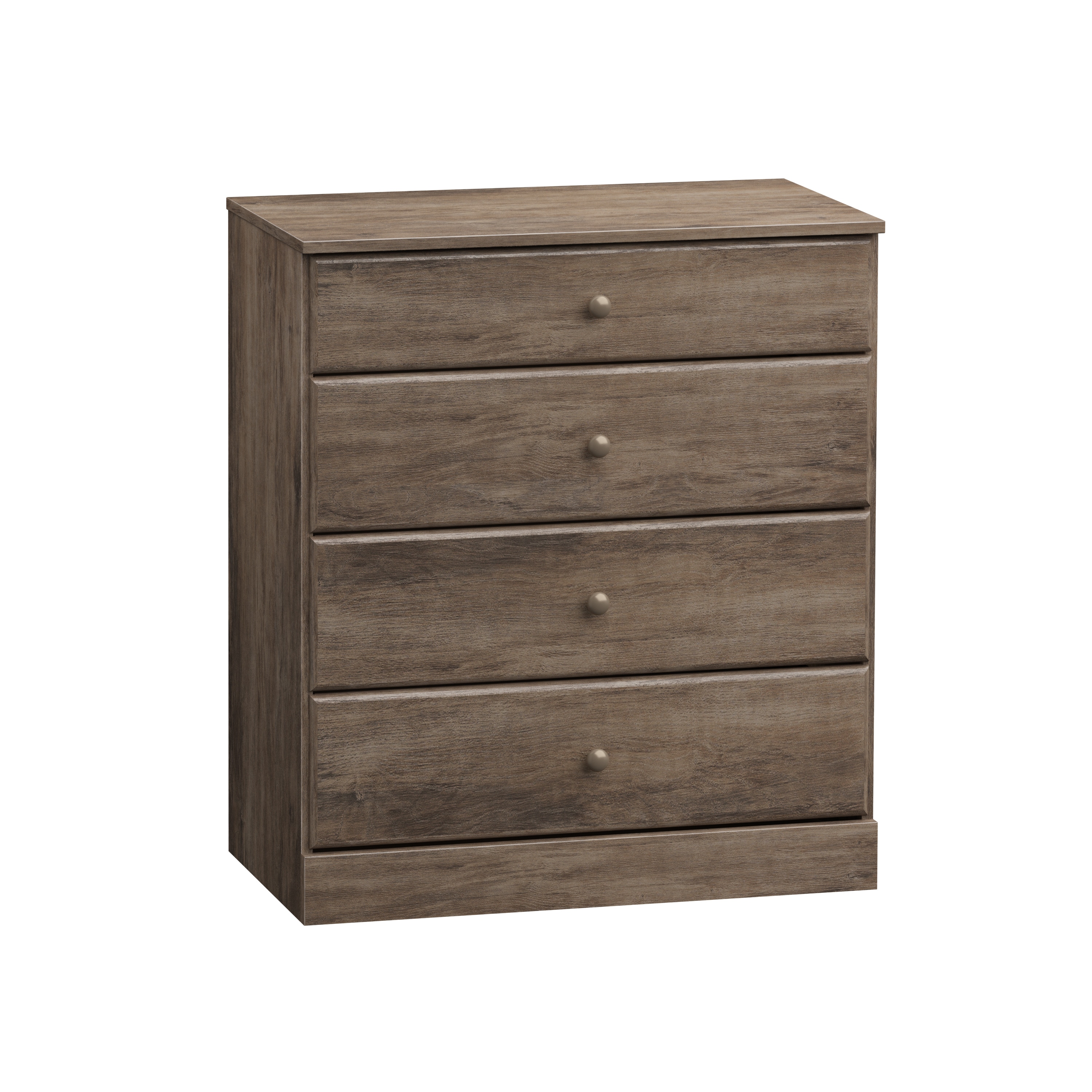 Prepac DDBR-0401-1 Astrid Drifted Gray 4 -Drawer Standard chest