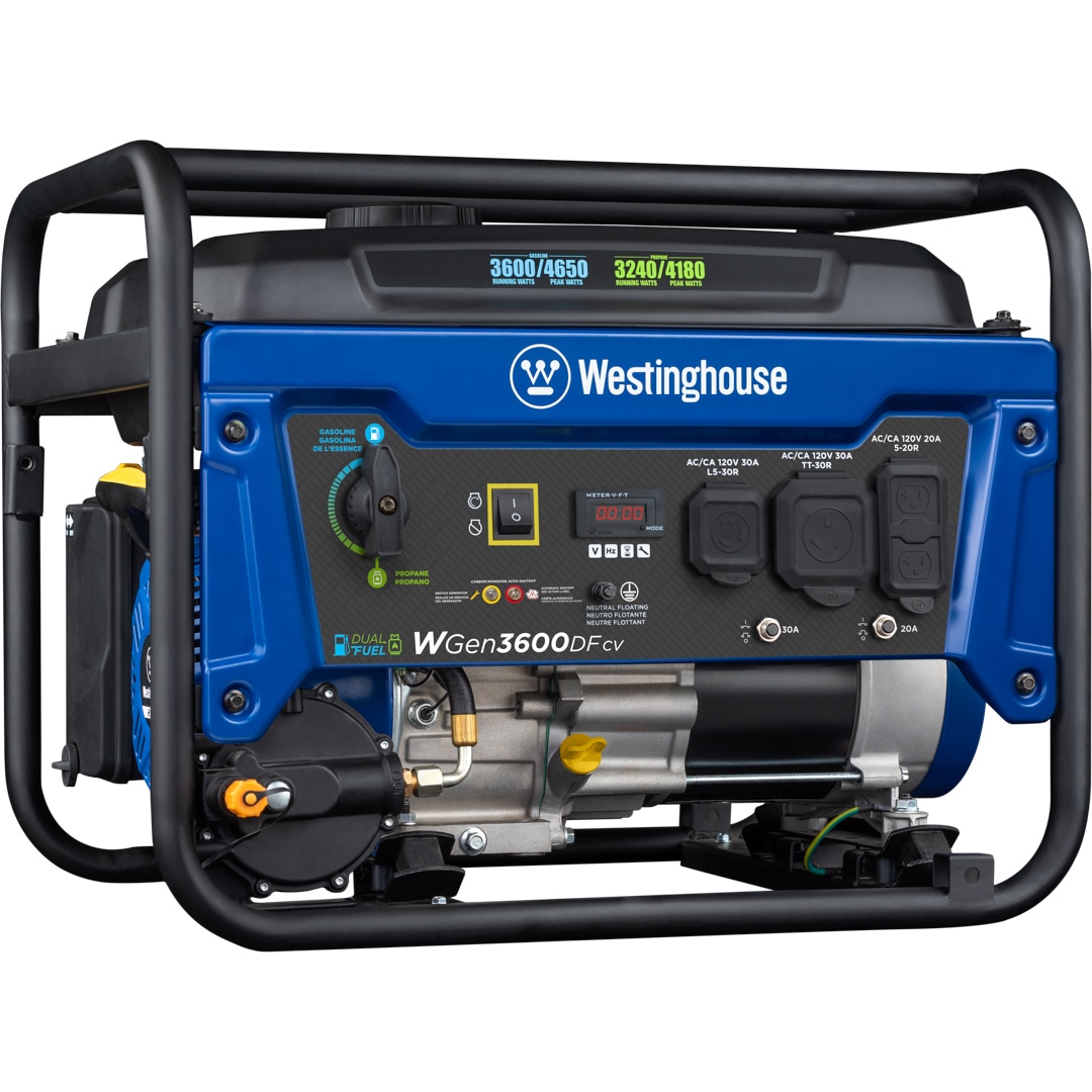 Westinghouse WGen3600DFcv Recoil Start 3600-Watt Dual Fuel (Gasoline/Propane) Portable Generator WGEN3600DFCV Sansujyuku sansujyuku.com