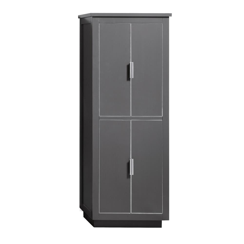 Avanity Allie/Austen 24-in x 65-in x 16-in Twilight Gray Wood ...