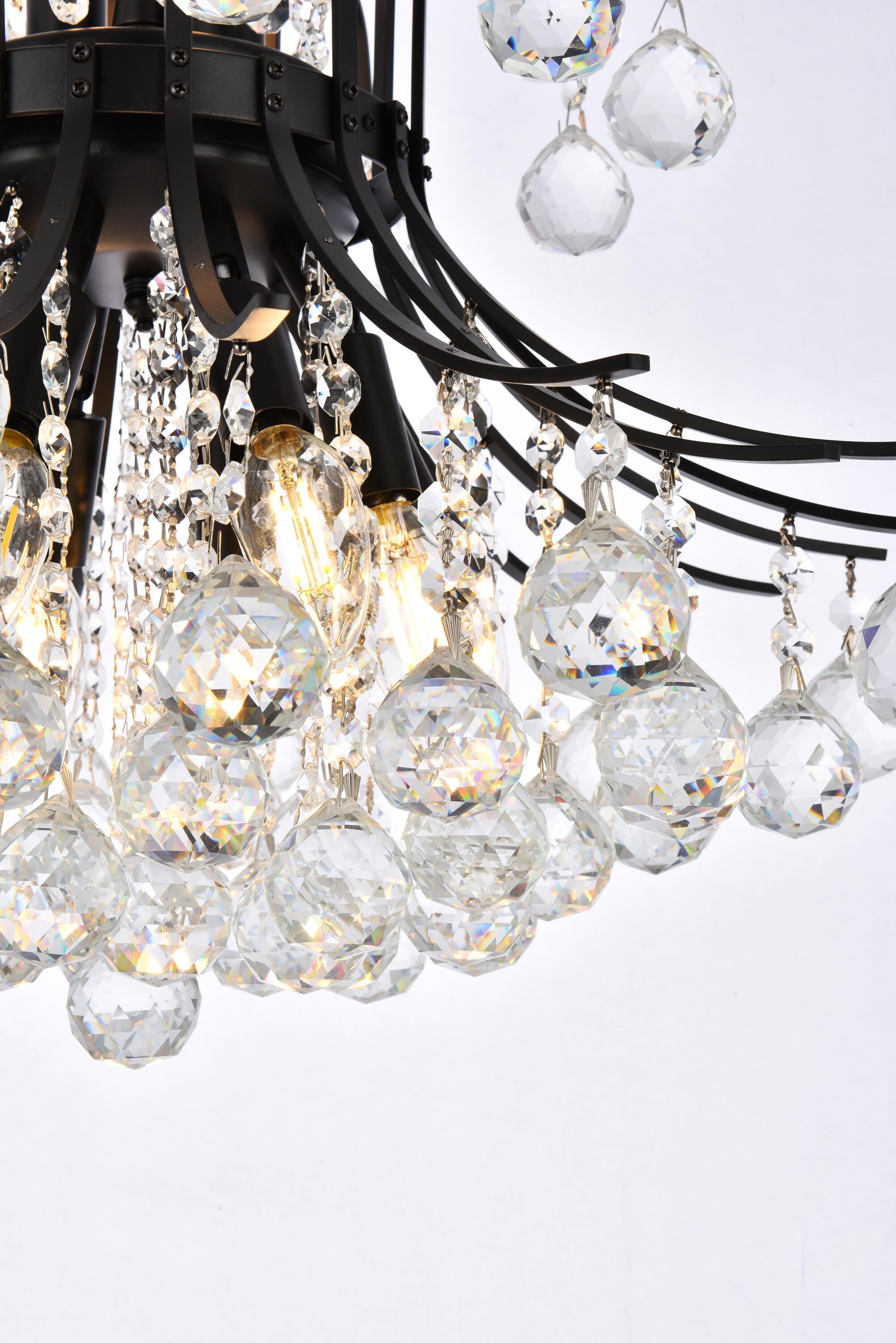 Elegant Decor HFV24003D19BKRC Pendant-Lights - View #6