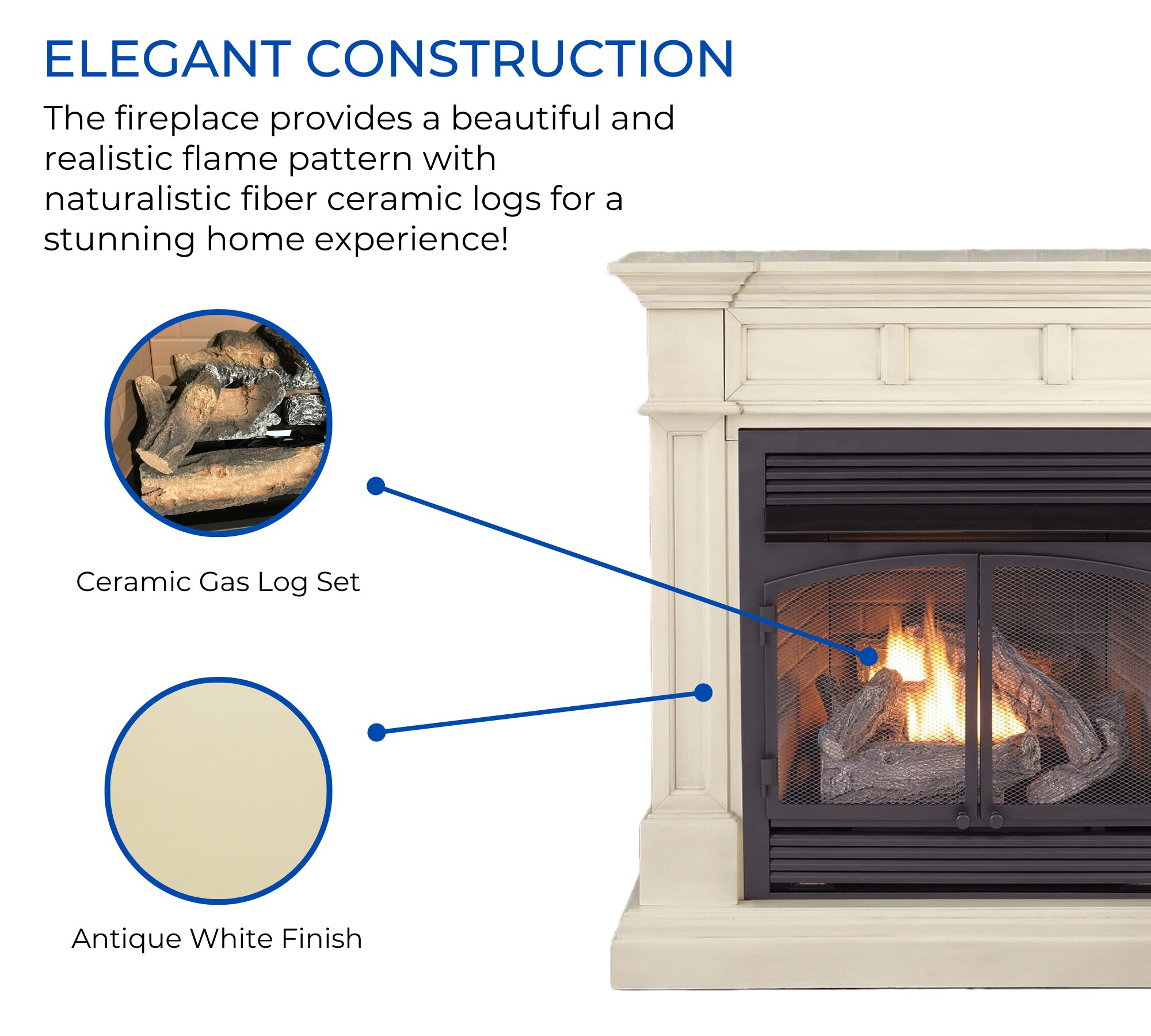 Duluth Forge DFS-400T-2AW Gas-Fireplaces - View #2