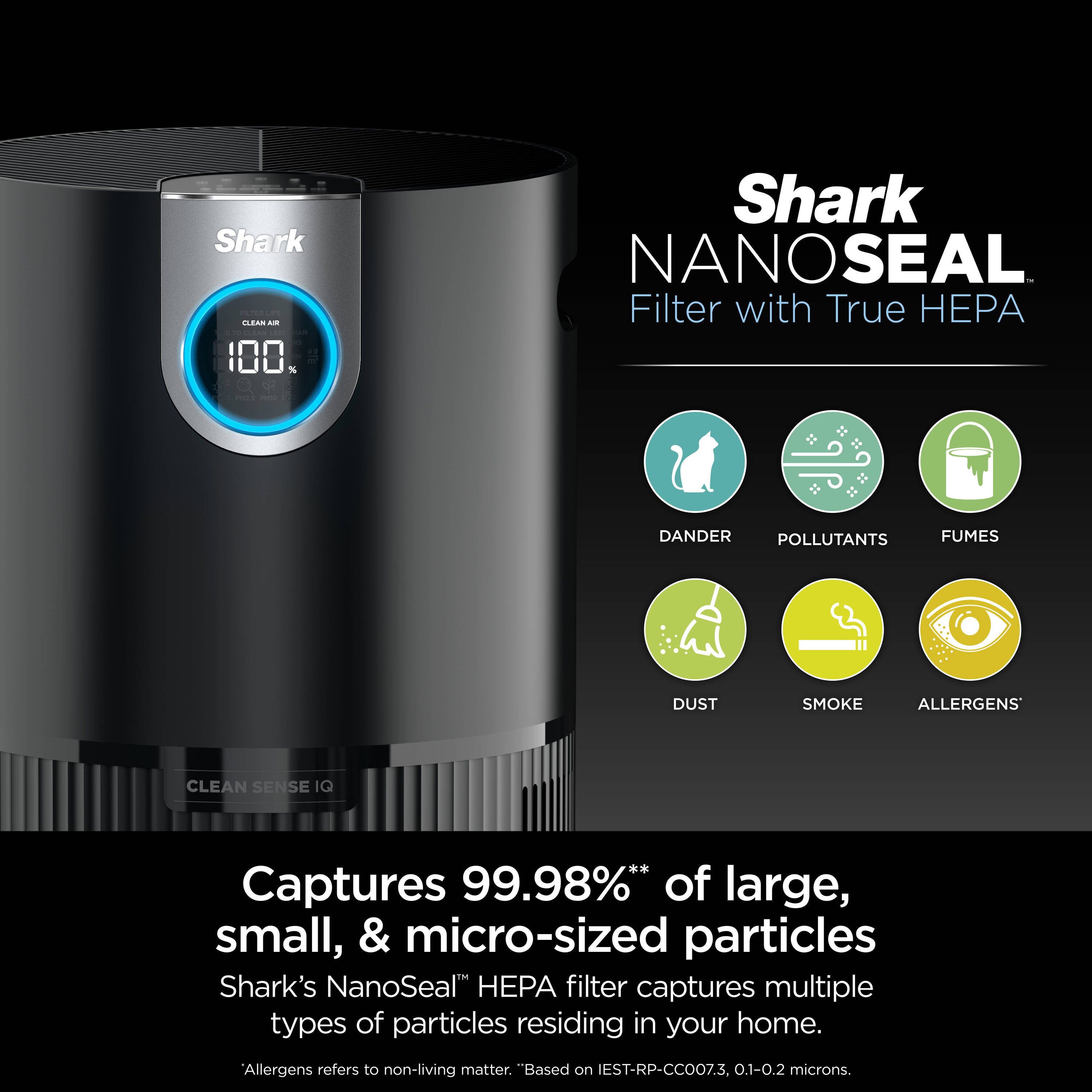 Shark® Air Purifier 3-in-1 with True HEPA - Air Purifiers & Fans