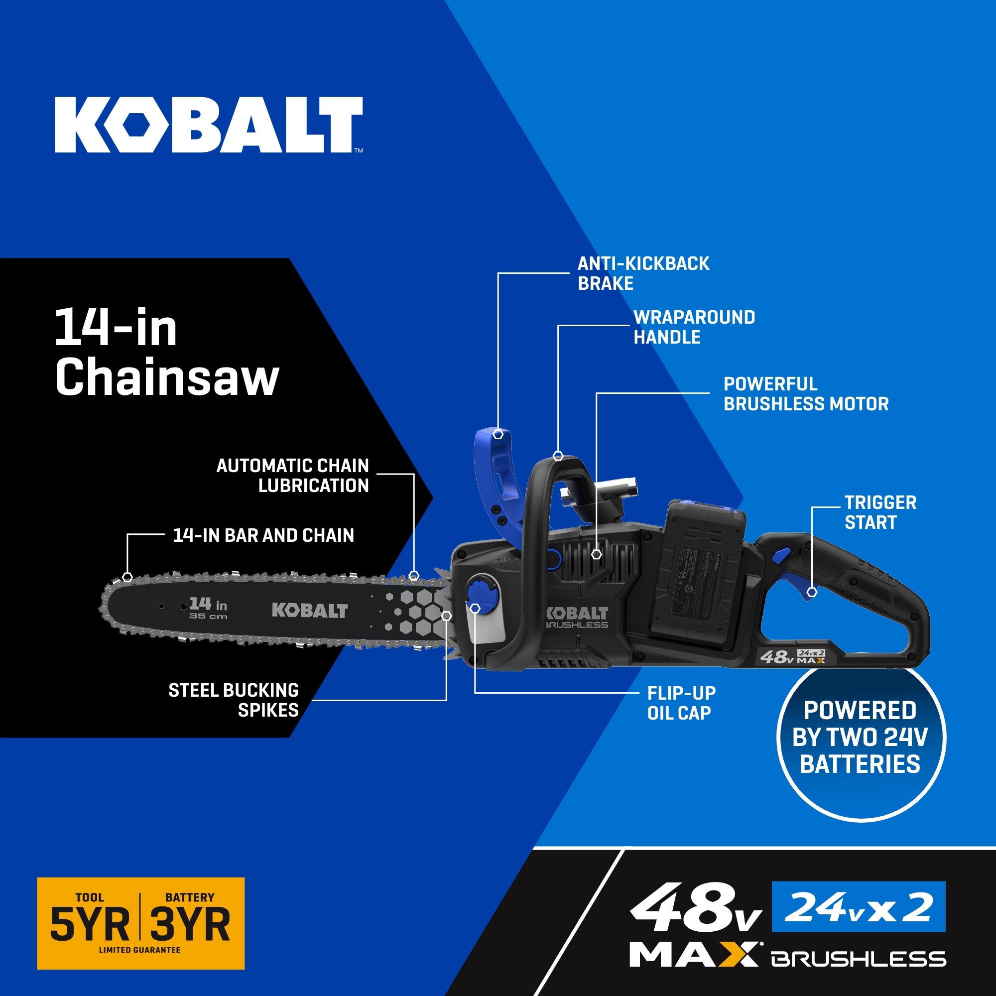 Kobalt KCS 4224-06 Cordless-Chainsaw - View #3