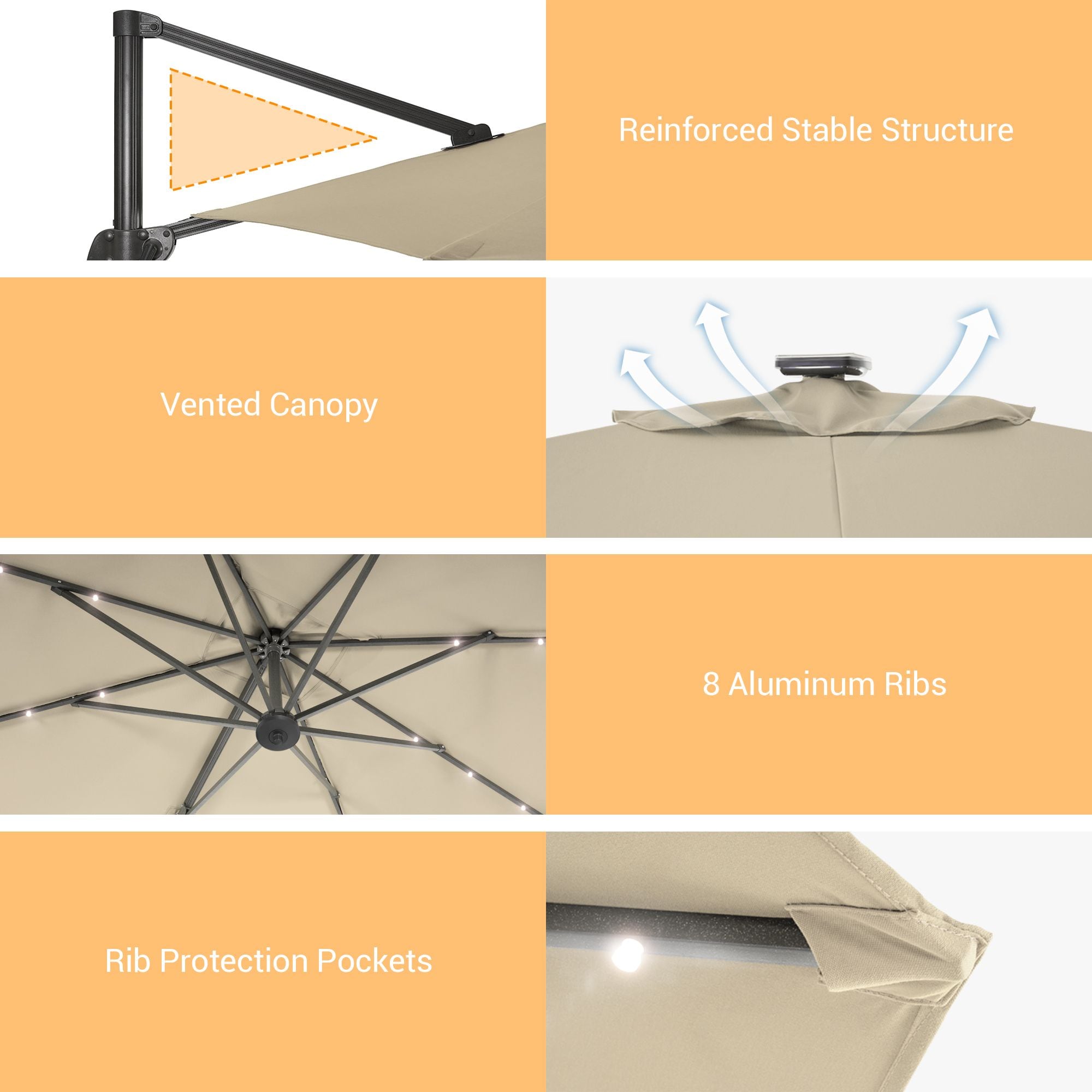 Sonkuki SD-MN99SD-LED Umbrellas-2 - View #3