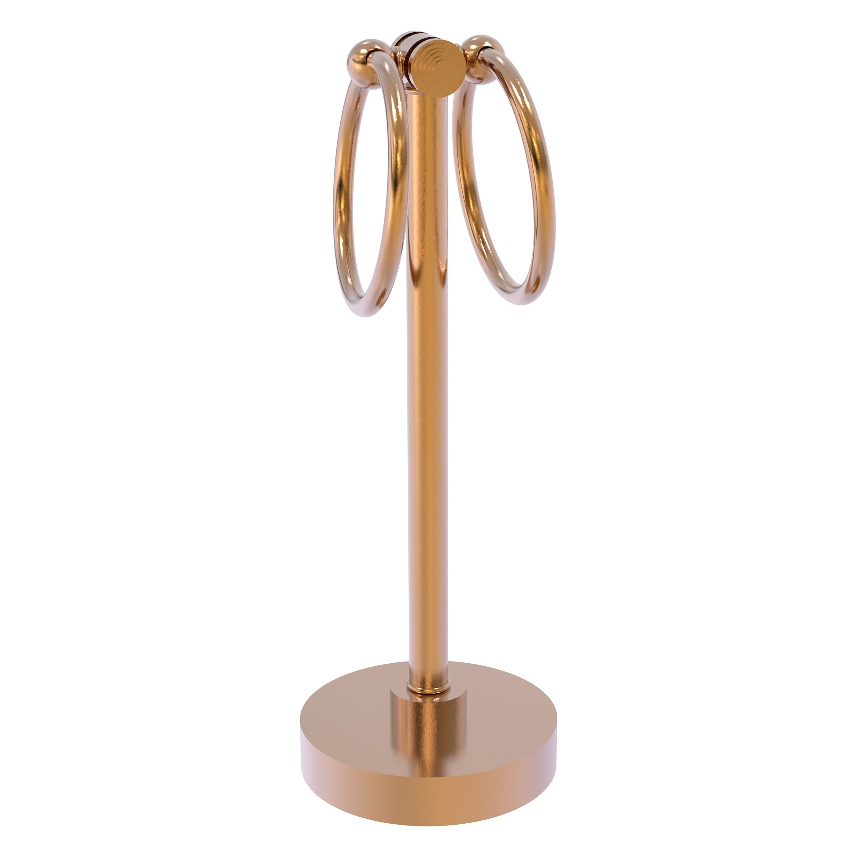 Allied Brass SB-83-BBR Southbeach Brushed Bronze Freestanding countertop Double Towel Ring