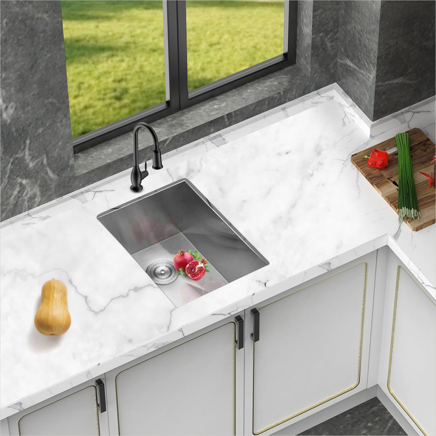 Naturefalls 8YD4THL0MWMA Kitchen-Sinks - View #2