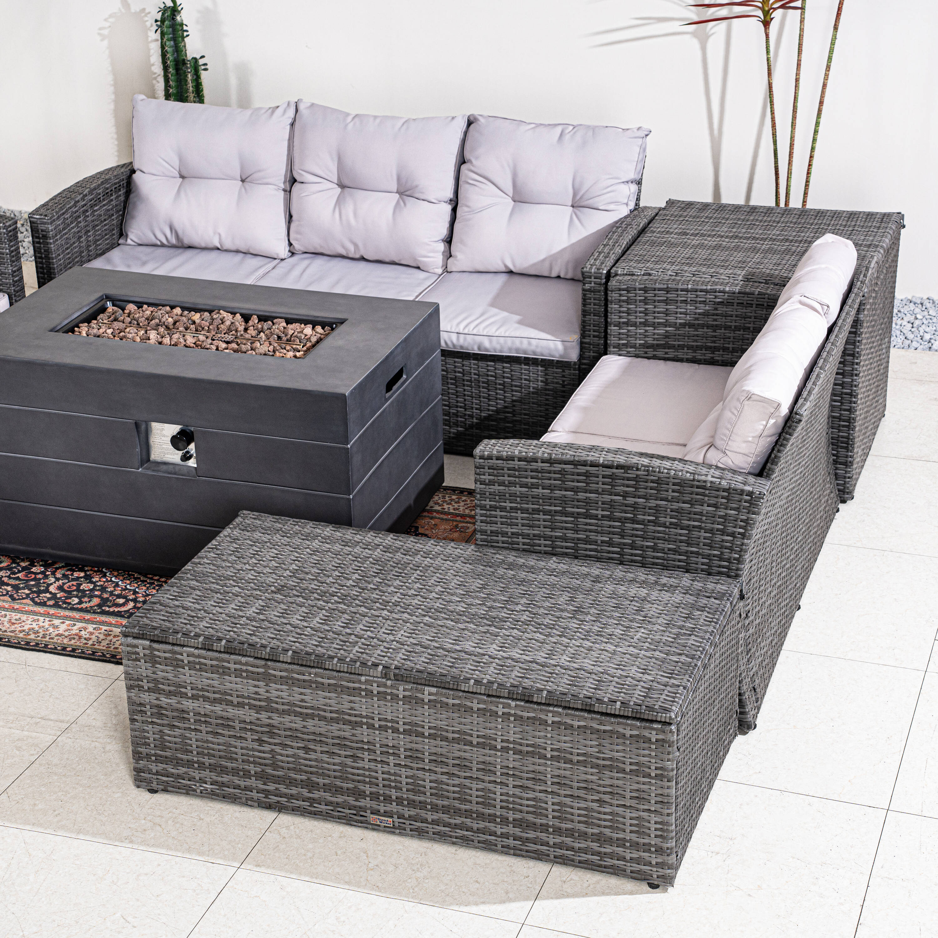Direct Wicker DWG-1503G2150D Patio-Conversation-Sets - View #8