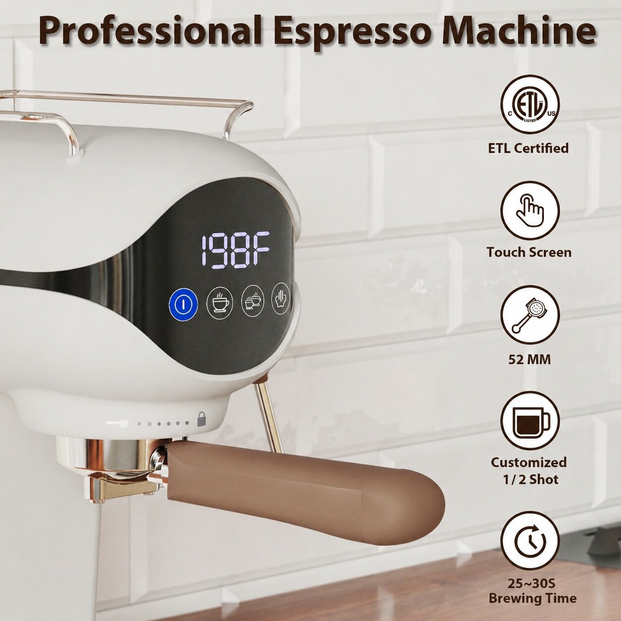 Aoibox LABX7S8H Espresso-Machines - View #3
