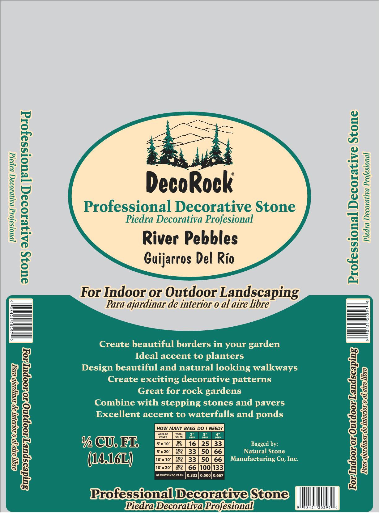  R1PGG12L 0.5 Cubic feet 47 Multiple colors/finishes Pea gravel ( 0.5 - 3.0-in Rock Size )