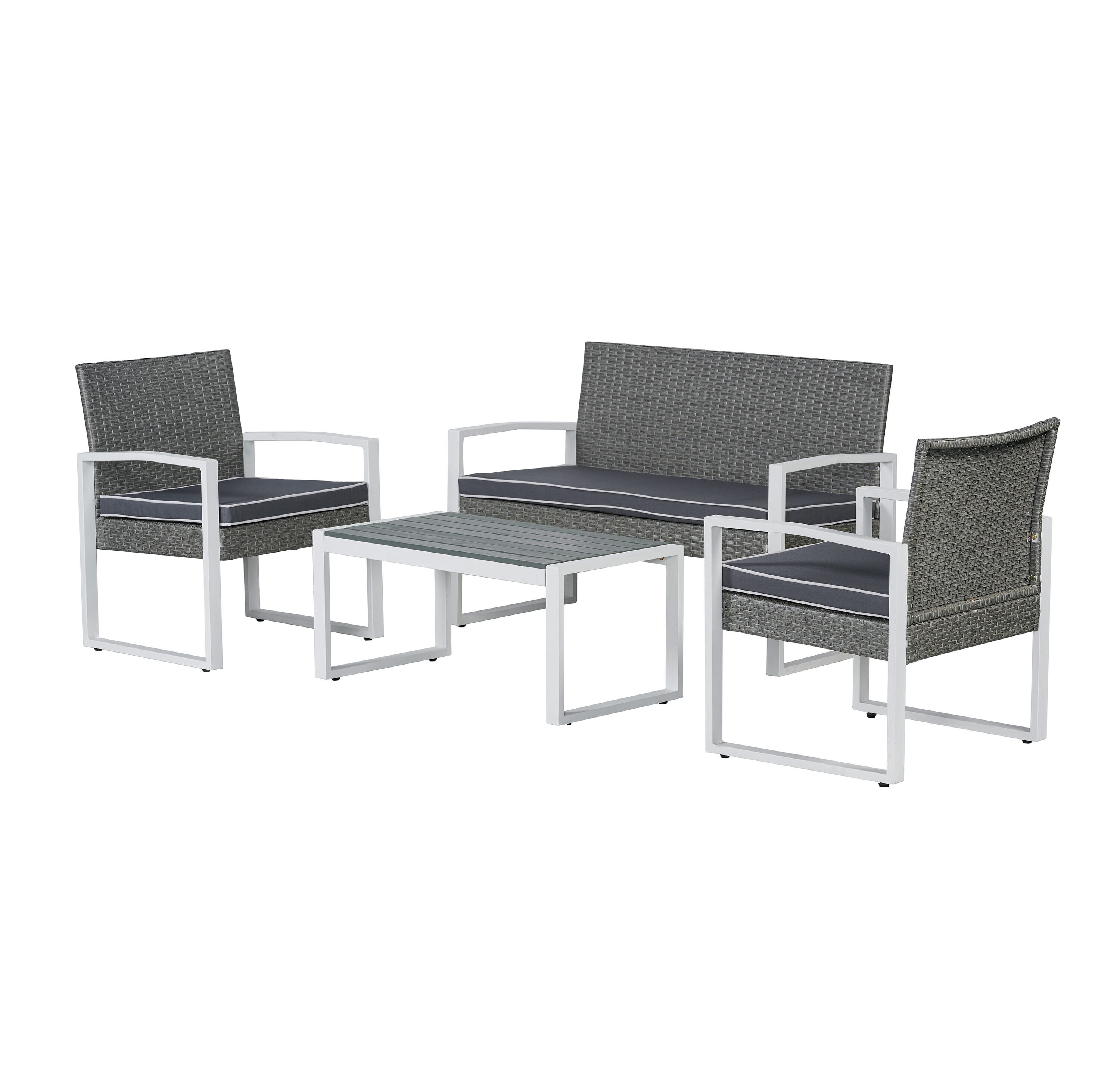 JONATHAN  Y LVG1102A-4SET Patio-Conversation-Sets - View #5