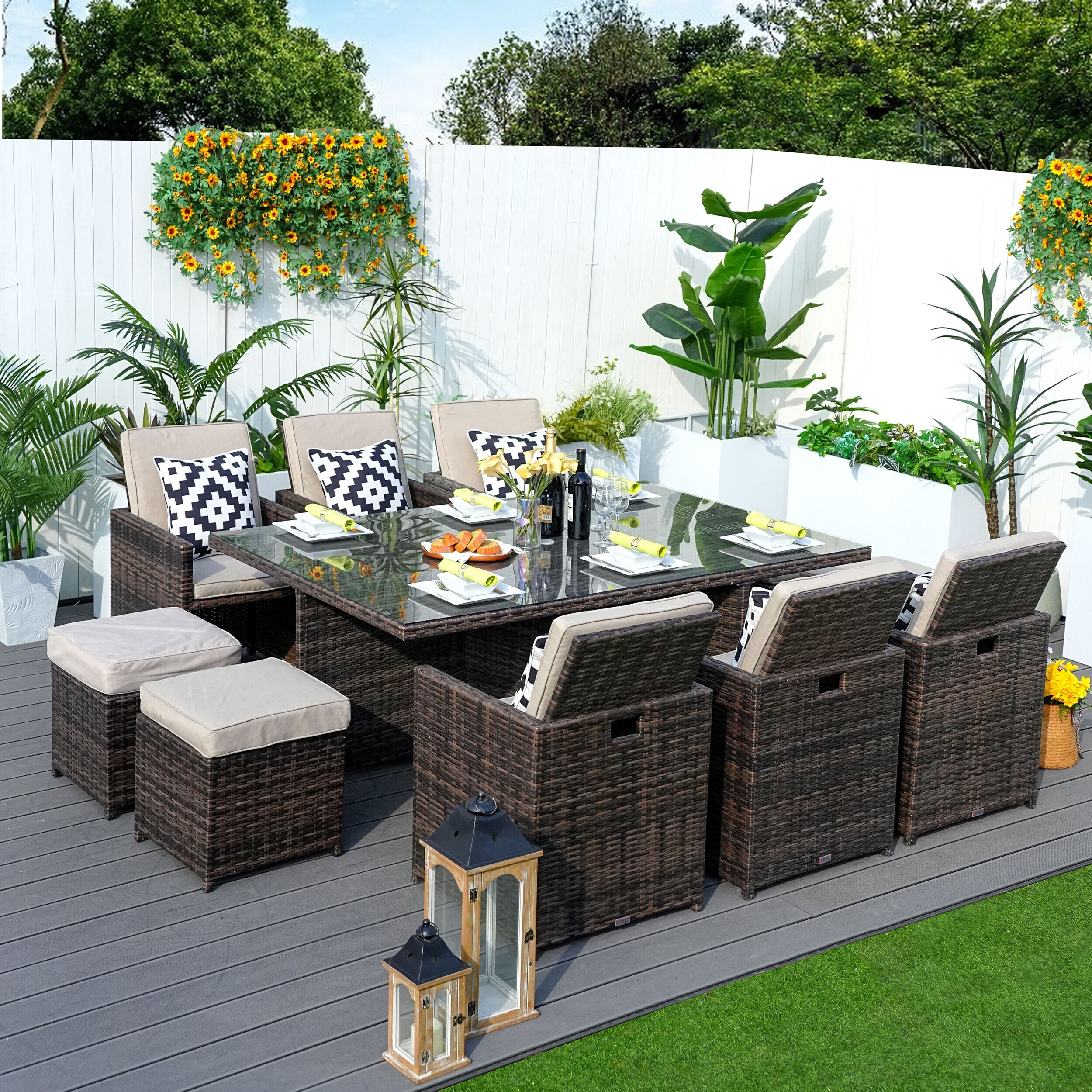 Moda Furnishings MOD-3234-B Patio-Dining-Sets - View #2