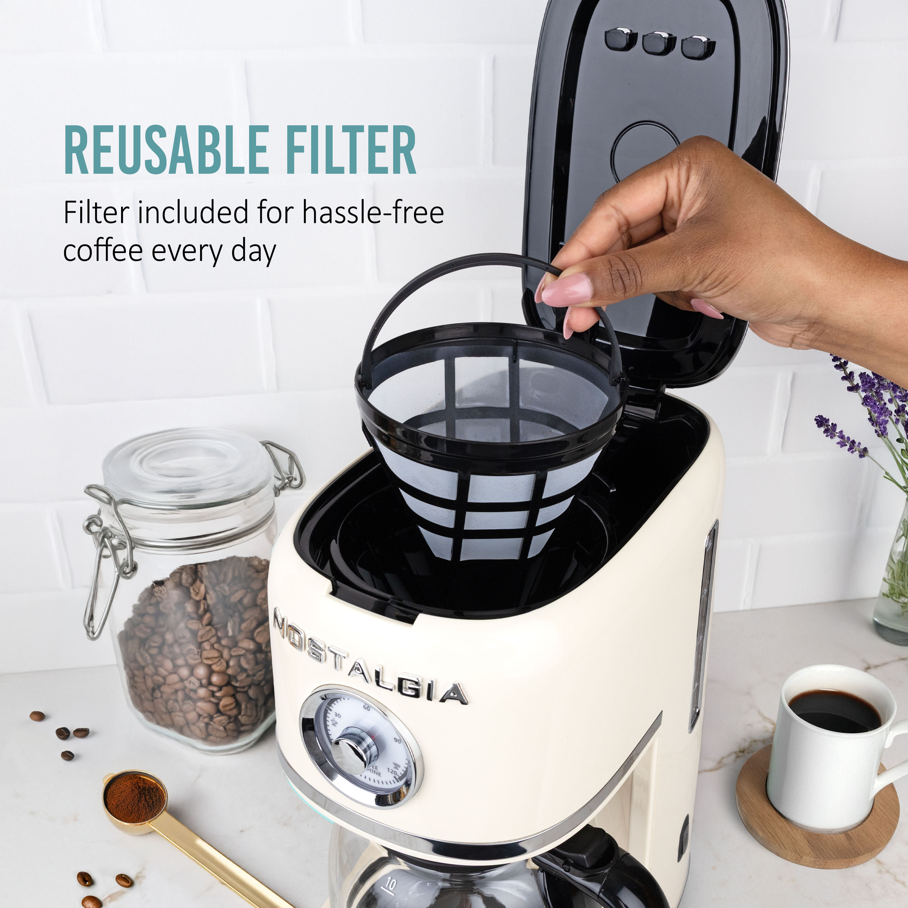 Nostalgia NCRCOF10CM6A Coffee-Makers - View #5