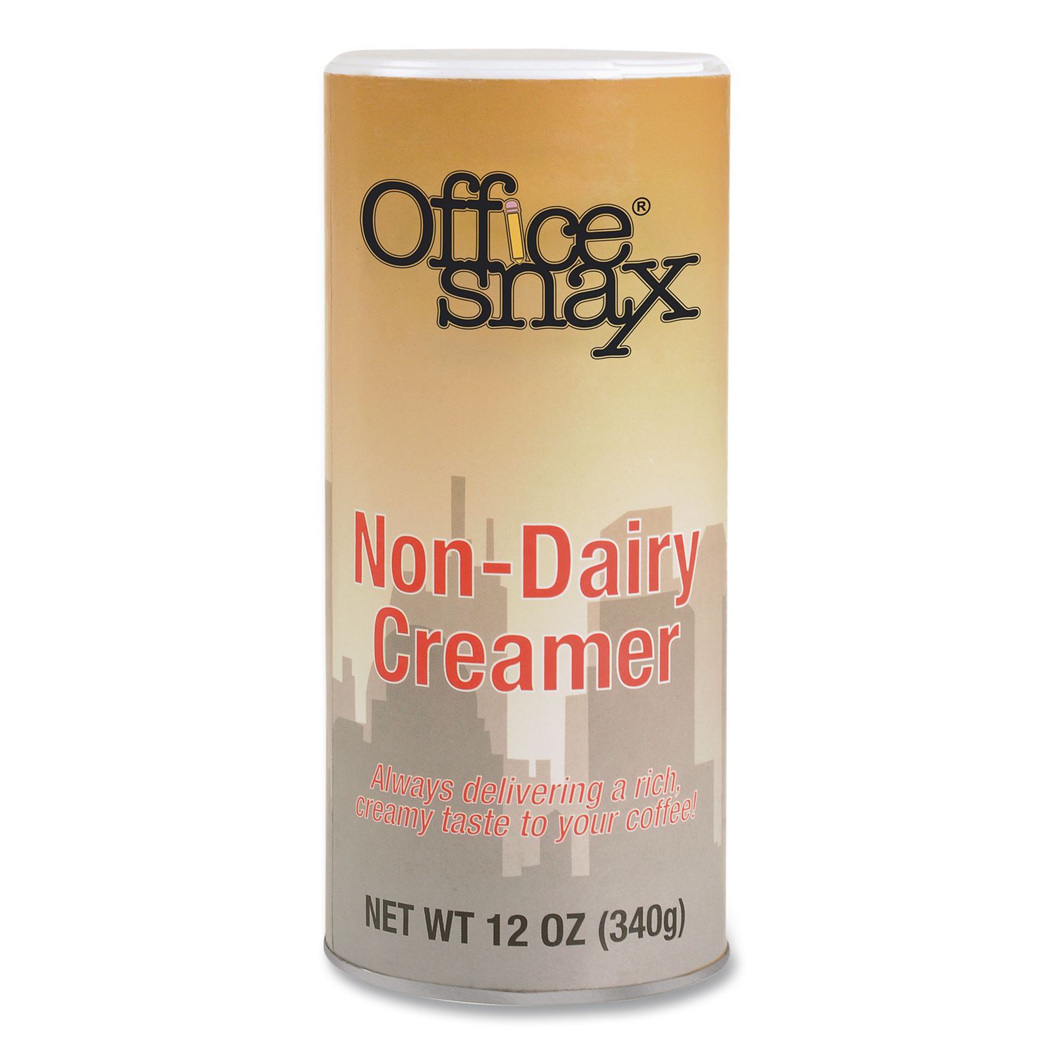 Office Snax Powdered Non-Dairy Creamer Regular 12 oz Canister
