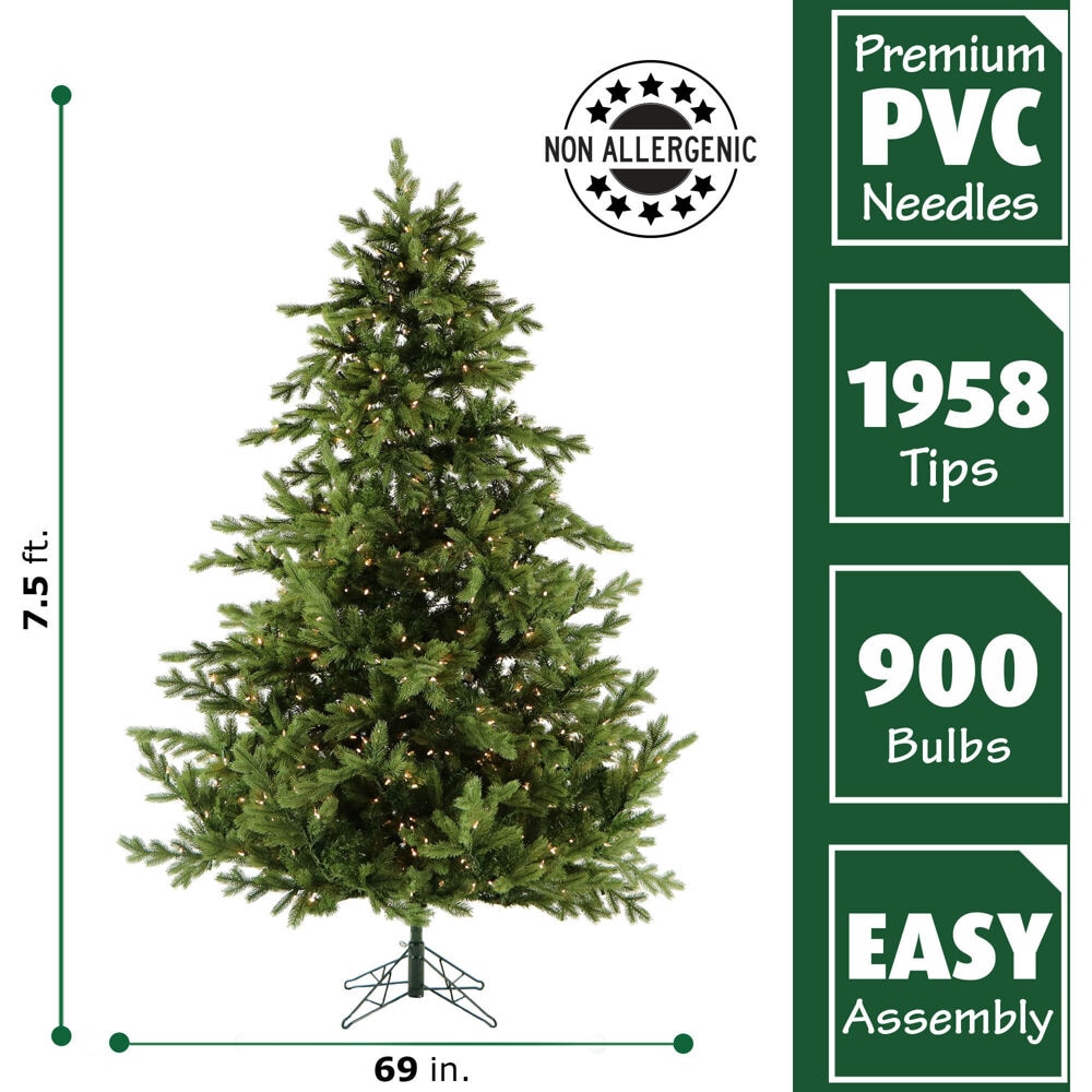 Fraser Hill Farm FFWS075-3GR Artificial-Christmas-Trees - View #3