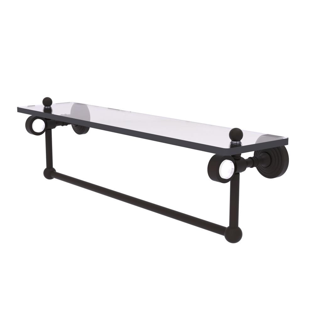 Allied Brass PG-1TB-22-ORB Pacific Grove Oil Rubbed Bronze Wall mount Bathroom Shelf ( 22-in x 6.4-in x 5-in )
