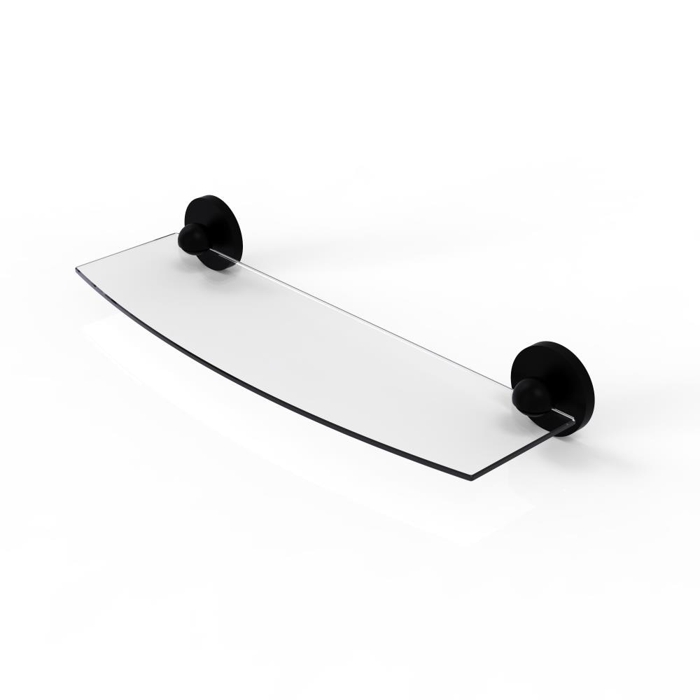 Allied Brass P1033/18-BKM Prestige Skyline Matte Black Wall mount Bathroom Shelf ( 18-in x 2.75-in x 5-in )