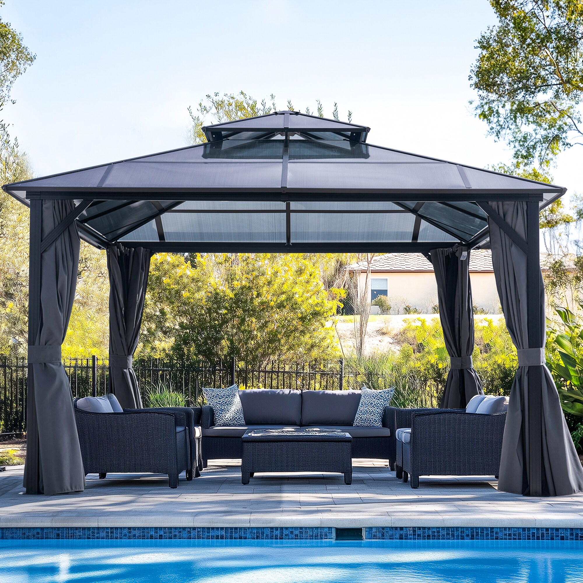 Decksplore BSSGPJ211003 Wood-Resin-Gazebos - View #3