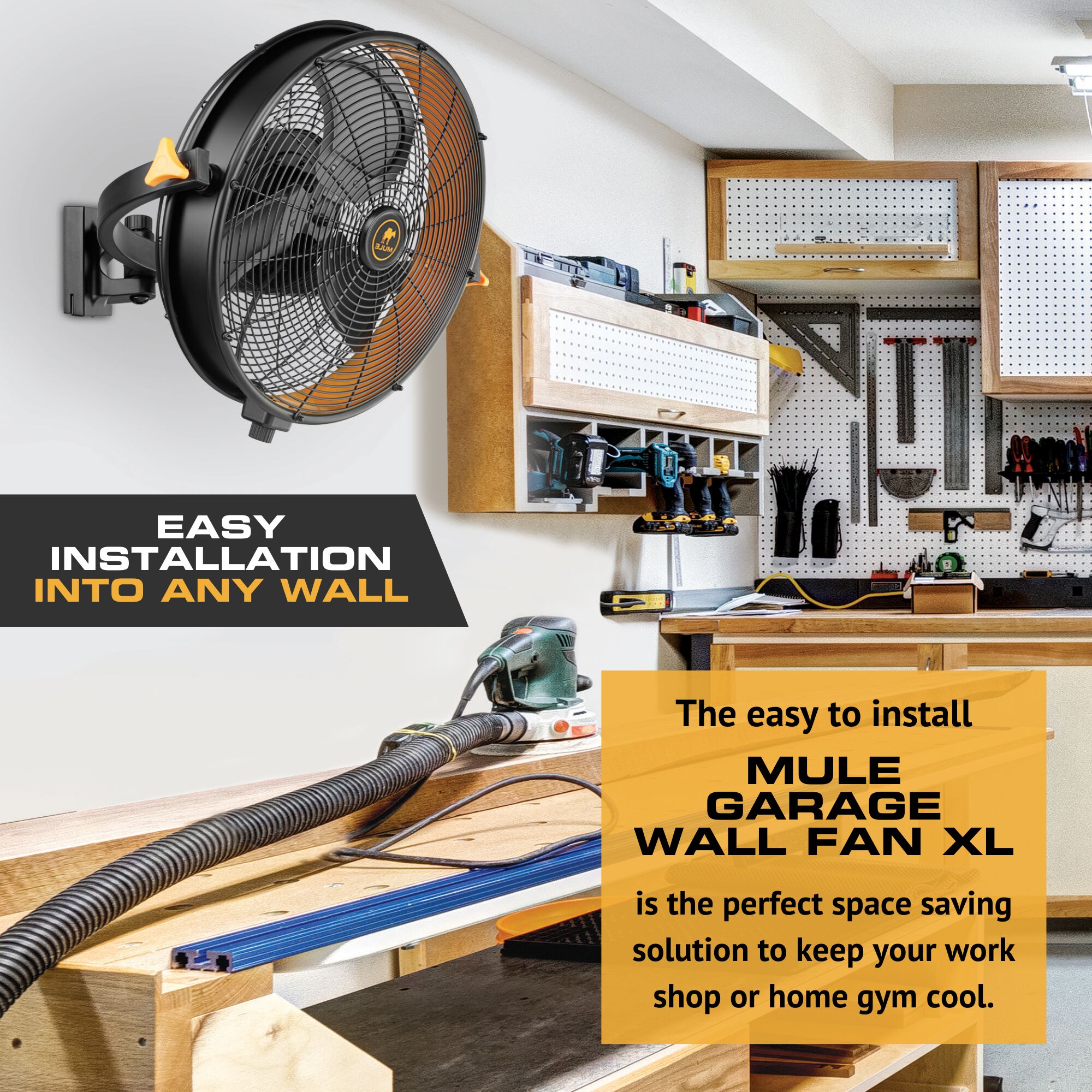MULE 52010-26 Wall-Mounted-Fans - View #2