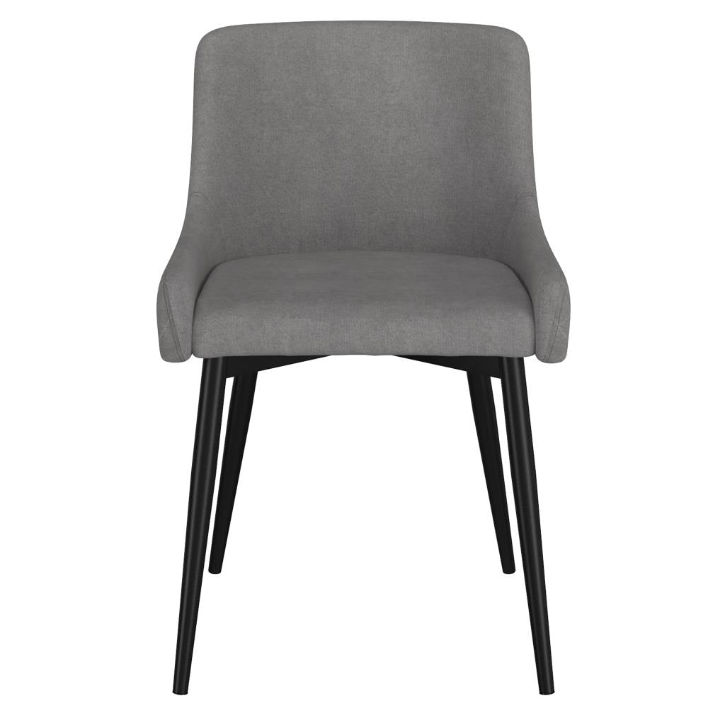 Worldwide Homefurnishings 202-086GY/BK Dining-Chairs - View #5