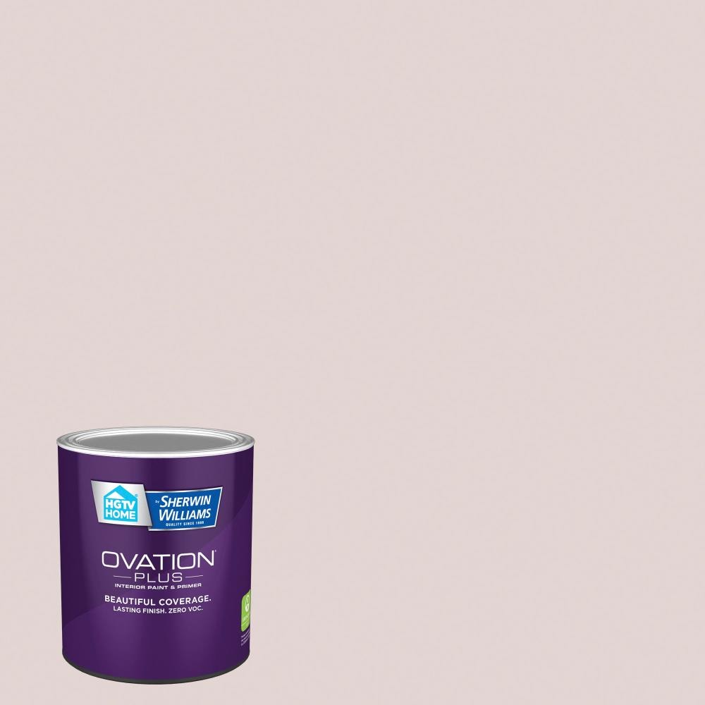 HGTV HOME by Sherwin-Williams 7001-19-2557201 Ovation Plus Flat Crushed Out 7001-19 Latex Interior Paint Paint + Primer ( 1-quart )