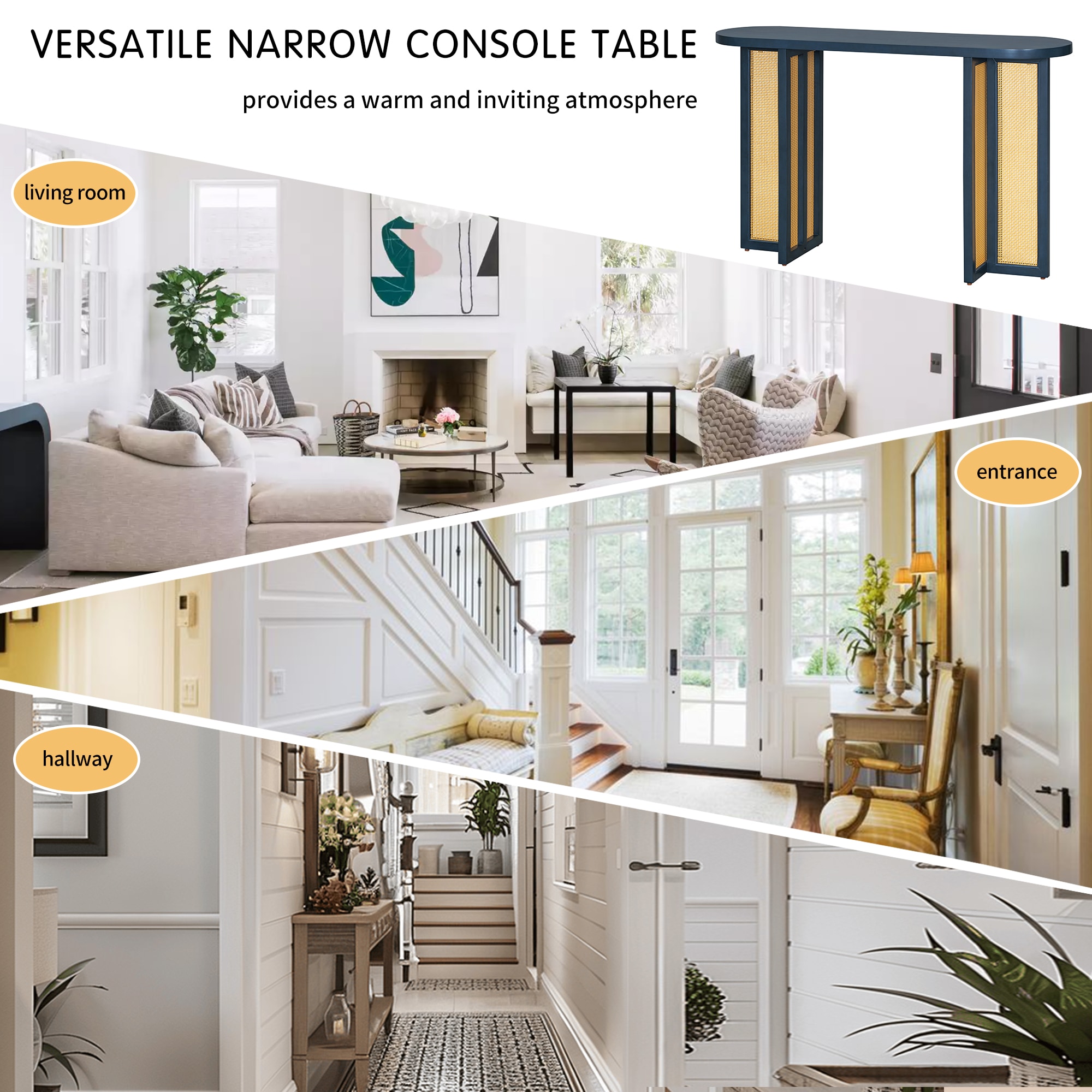 ModernLuxe N715P245743M Console-Sofa-Tables - View #7