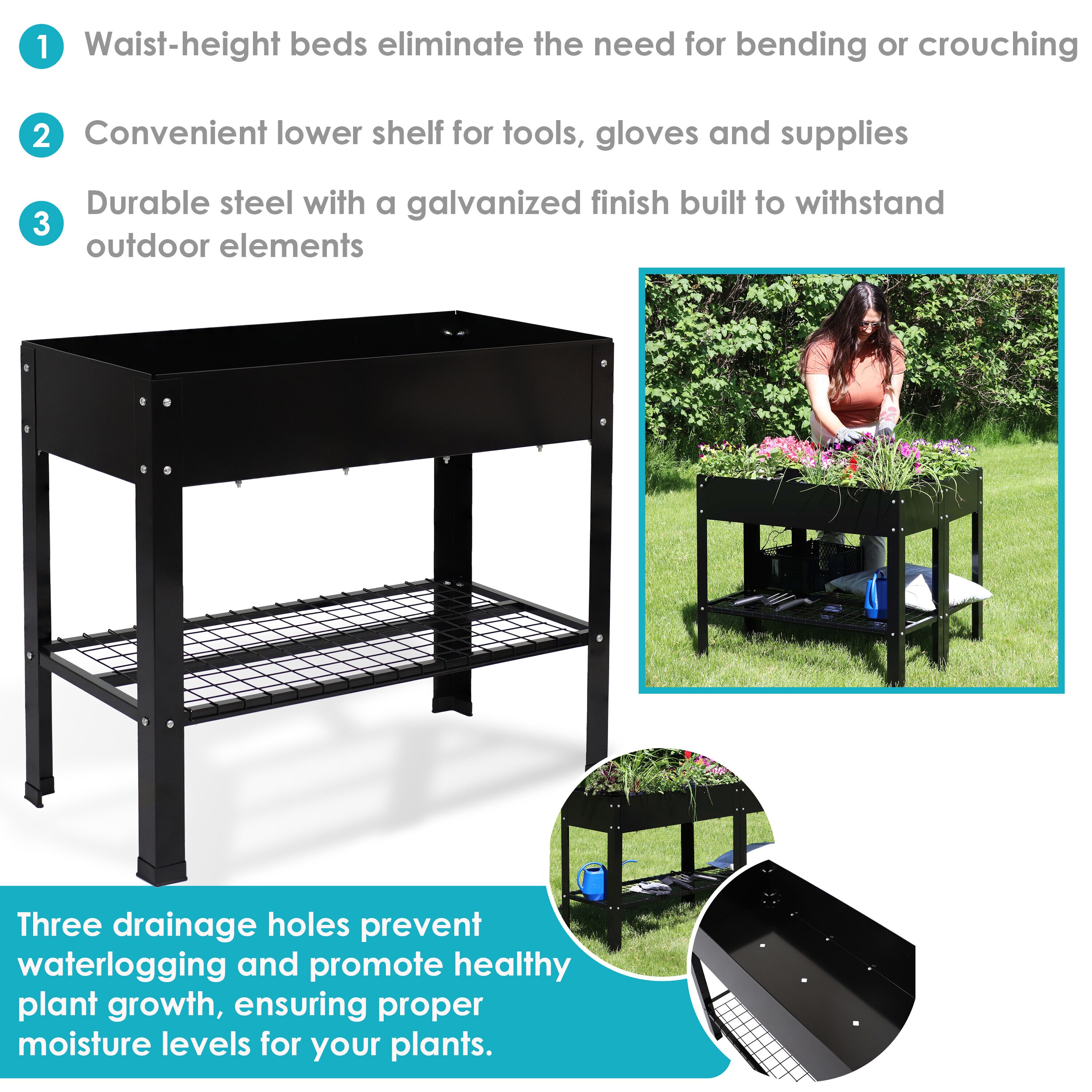 Sunnydaze Decor HB-774 Raised-Garden-Beds - View #7