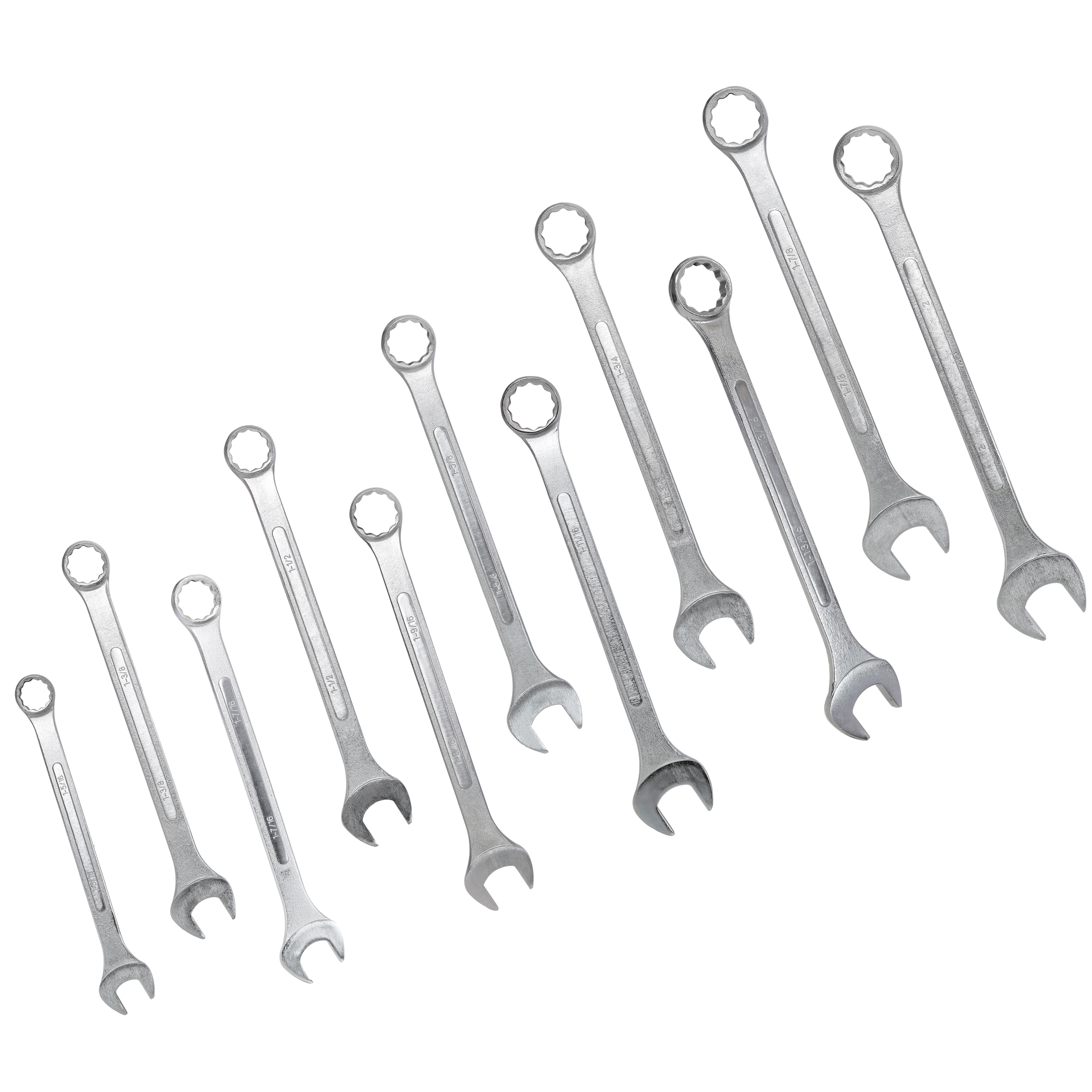 Ama Pear 11 Piece SAE Jumbo Combination Wrench Set with Storage Bag
