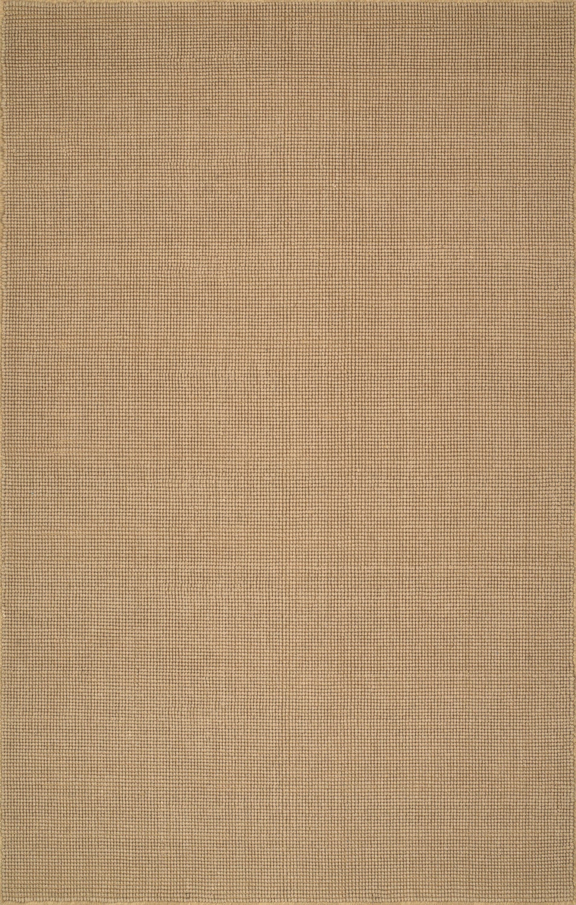 Addison Rugs AJX33TN2X3 Jaxon 2 x 3 (ft) Loomed Wool Tan Rectangular Indoor Solid Farmhouse/Cottage Throw rug
