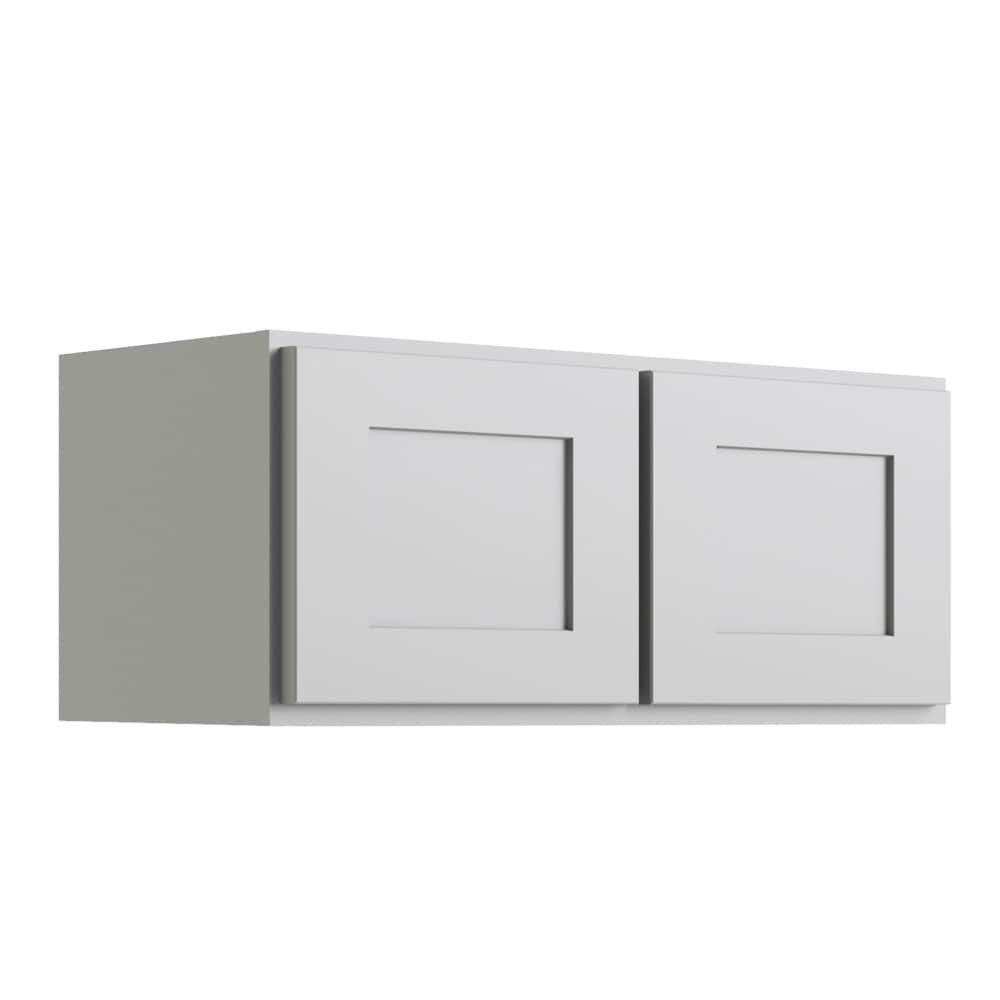 RELIABILT L03-3612 Parkstone 36-in W x 12-in H x 12-in D Gray Wall Fully assembled Plywood Cabinet Shaker)