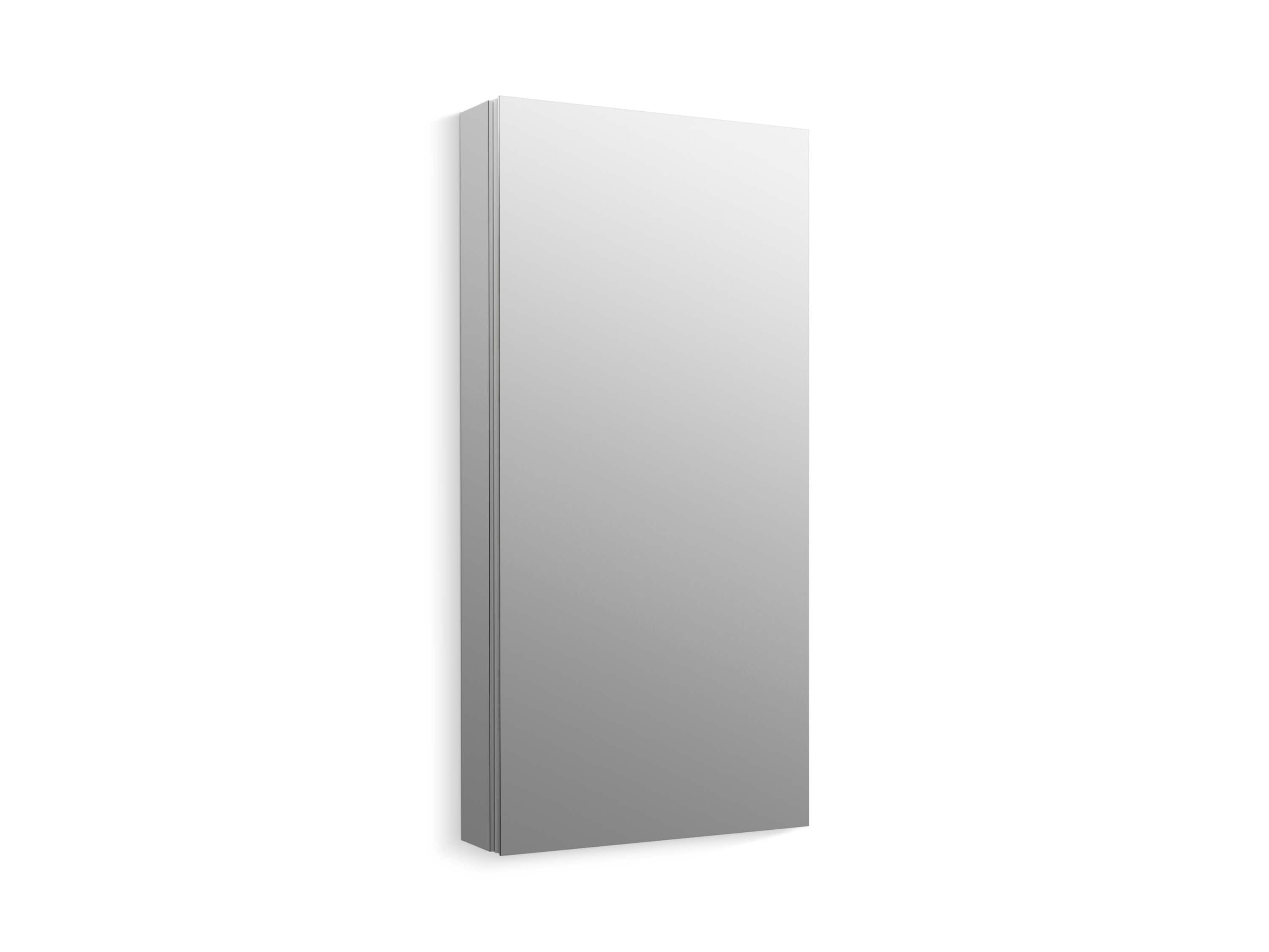 KOHLER 28030-NA Verdera 20-in x 40-in Surface Mount Aluminum Mirrored Rectangle Soft Close Medicine Cabinet