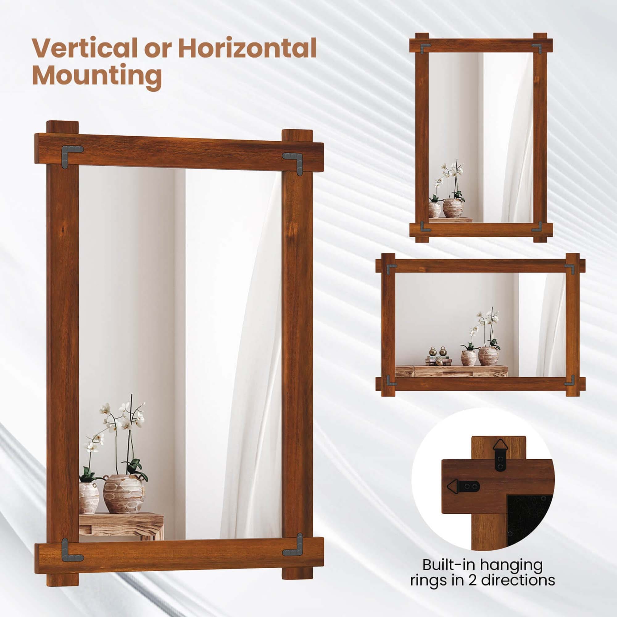 Costway HCST06671 Framed-Bath-Mirrors - View #3
