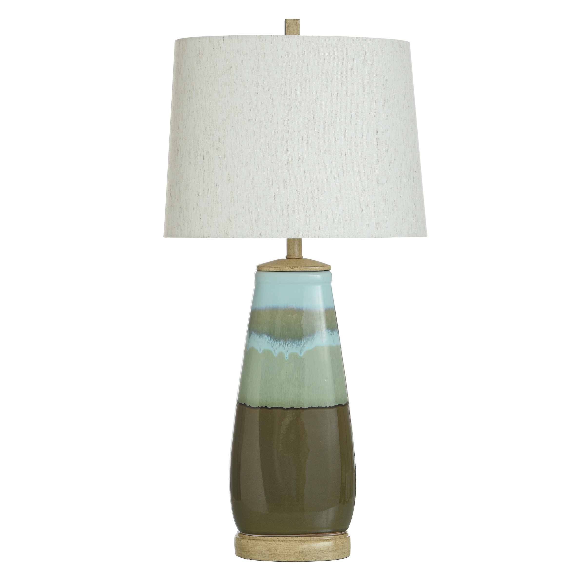 StyleCraft Home Collection L314096DS 34-in Millville On/Off switch Table Lamp with Fabric Shade