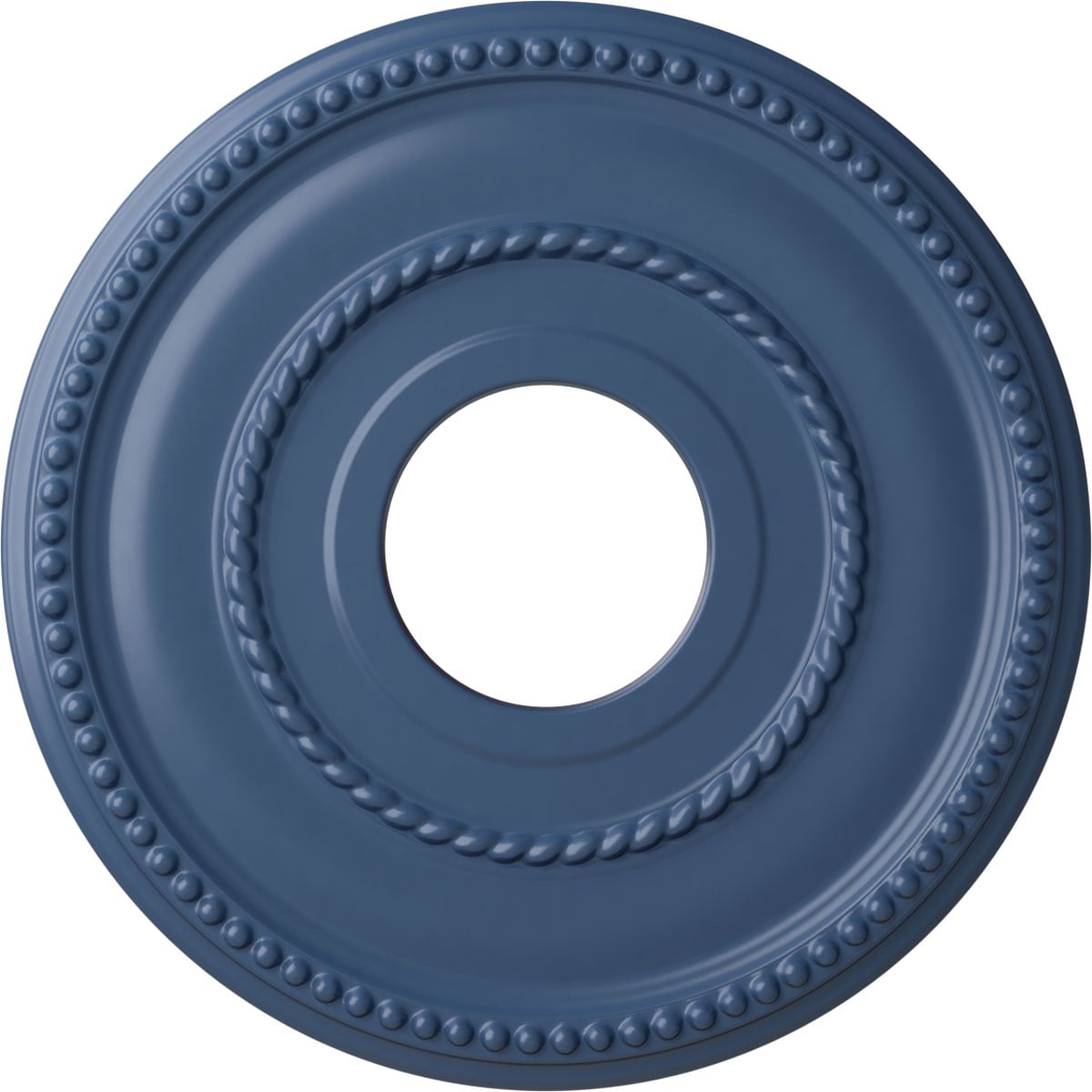 Ekena Millwork CM12VAAMF Valeriano 12.125-in W x 12.125-in L Painted Americana Polyurethane Whole Ceiling Medallion