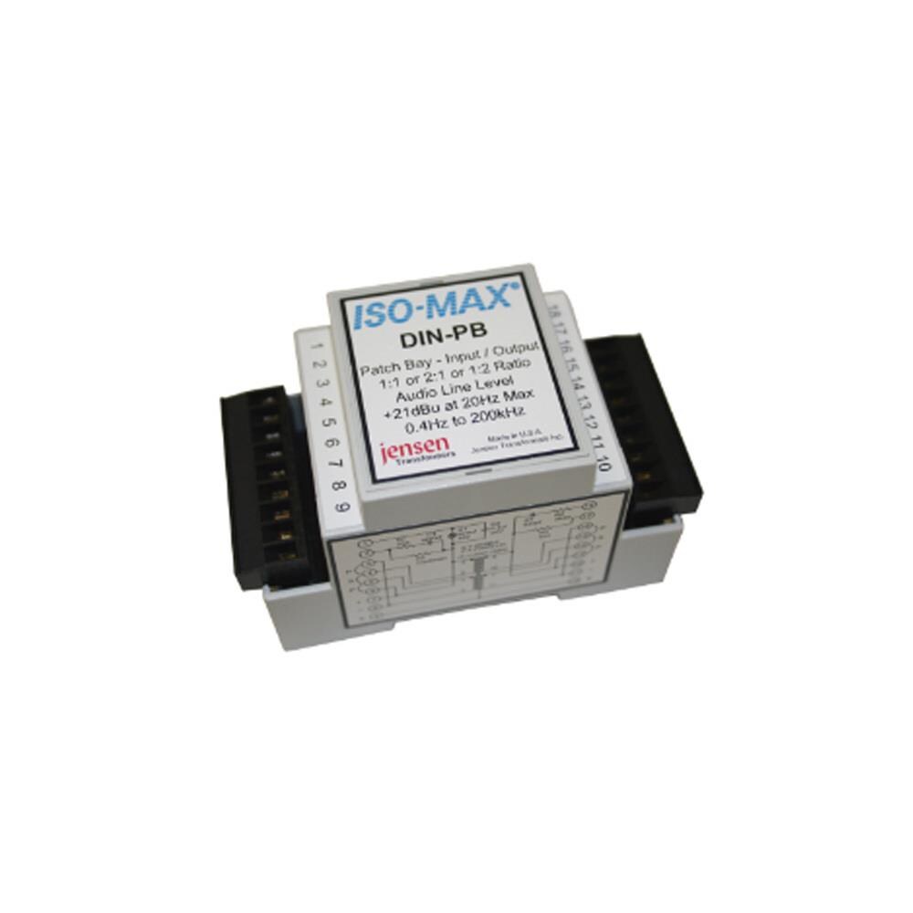  TCNCD299337 Jensen Transformers DIN-PB Two Channel Universal Line Isolator