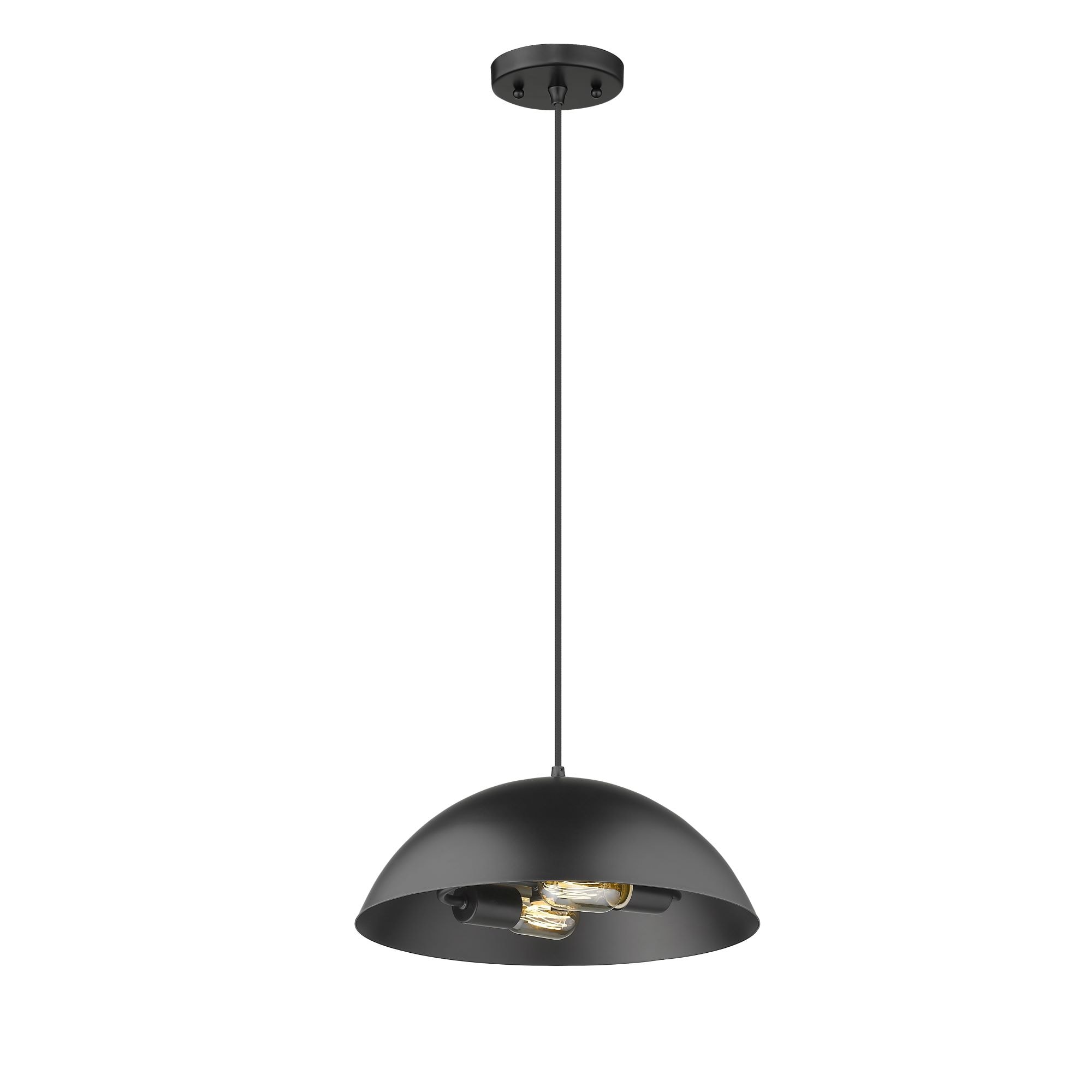 Golden Lighting 0212-L BLK Pendant-Lights - View #3