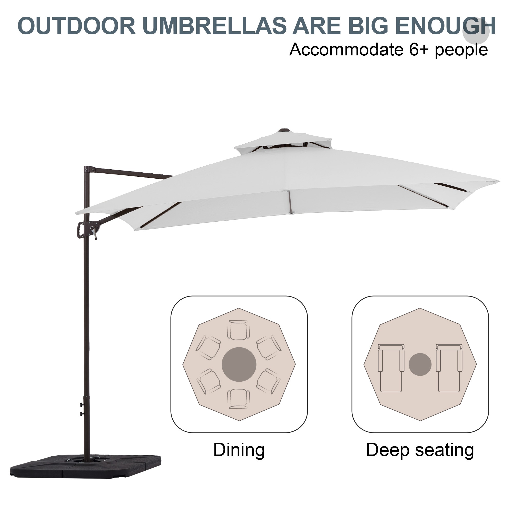 VOUA JYLM-10X10-WT Umbrellas-2 - View #8