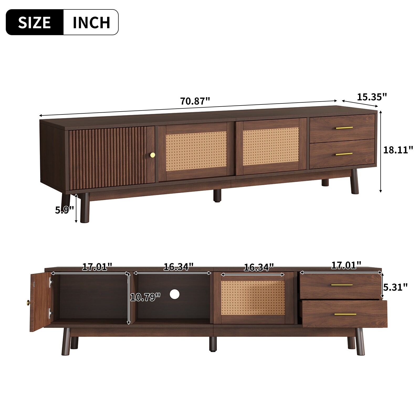 ModernLuxe L3P-N710P257617P Tv-Stands - View #7