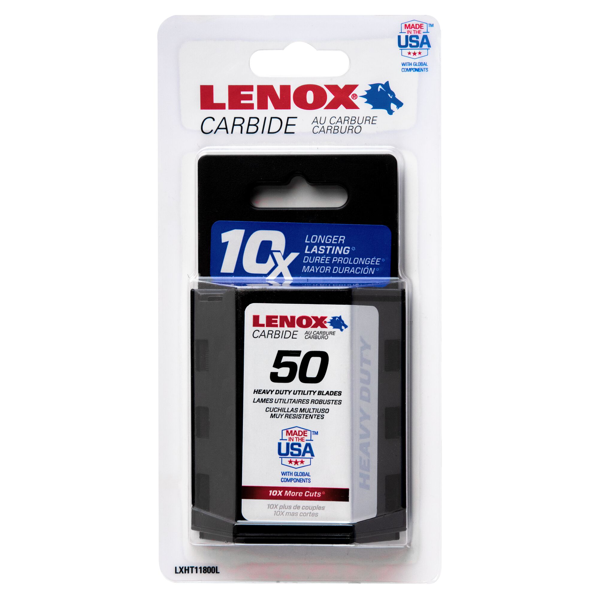 LENOX Carbide Grit 3/4-in Utility Razor Blade(50-Pack LENOX Carbide Grit 3/4-in Utility Razor Blade(50-Pack