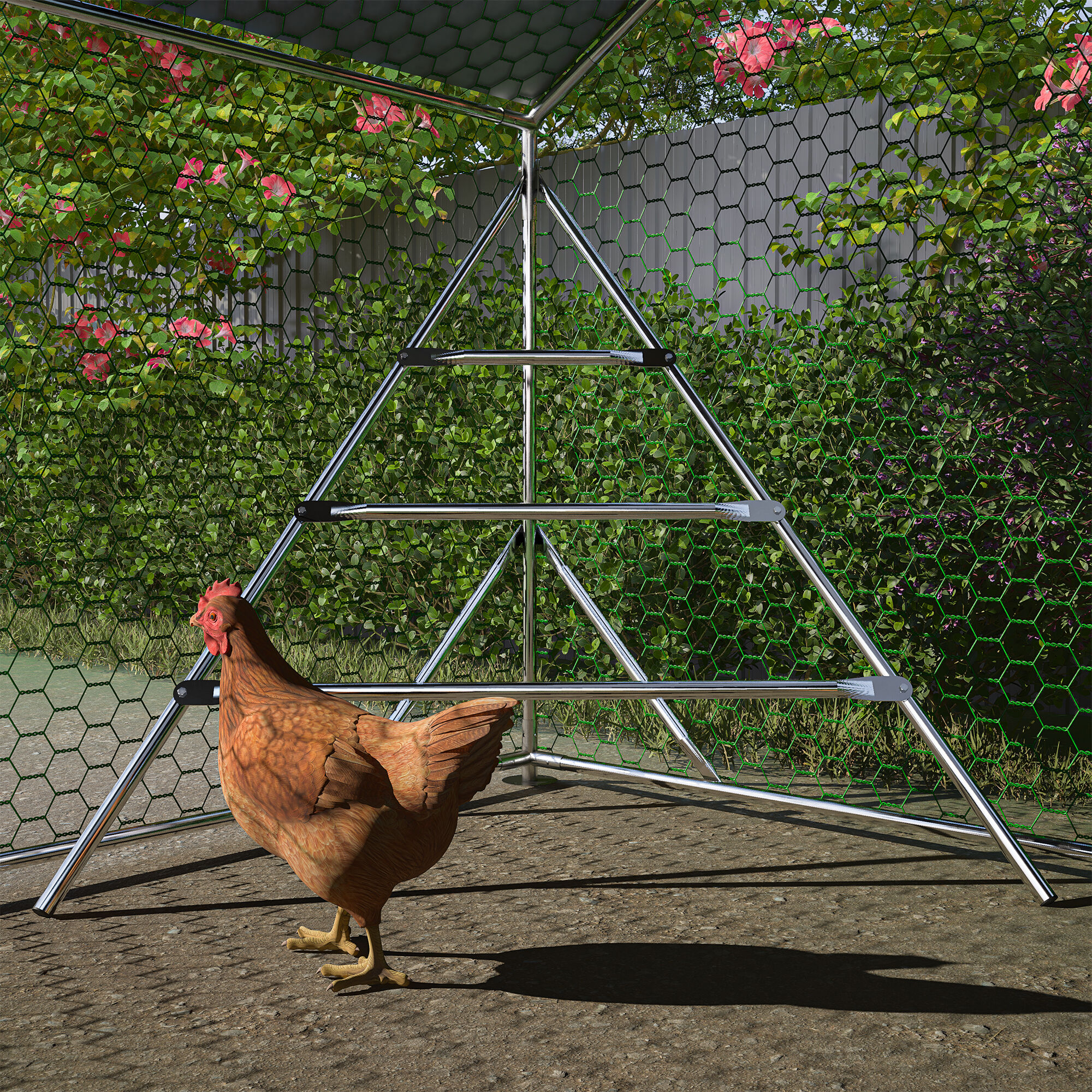 Kahomvis CX-QPW1-5354 Chicken-Coops-Rabbit-Hutches - View #9